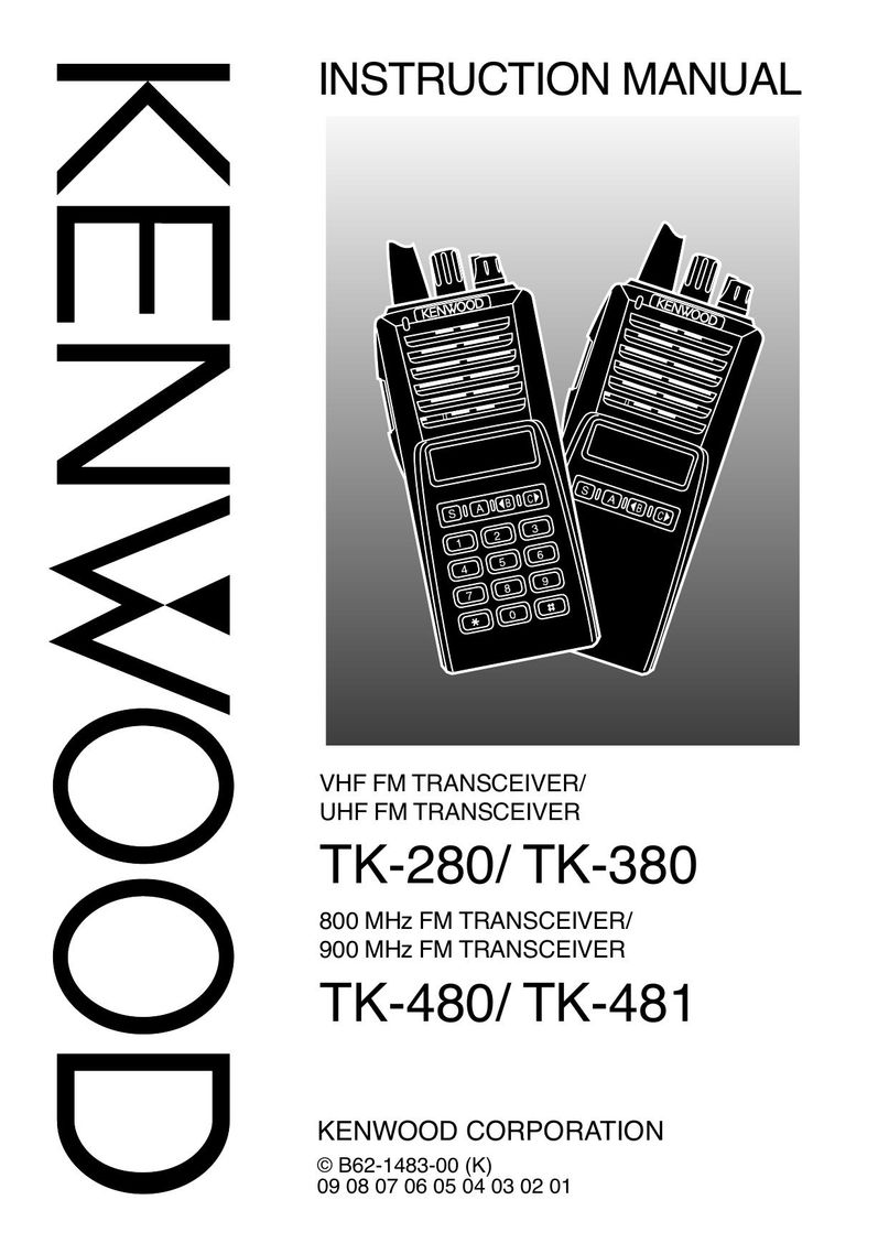 Kenwood TK-481 Satellite Radio User Manual