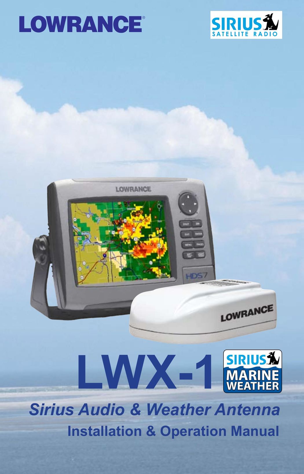 Lowrance electronic LWX-1 Satellite Radio User Manual