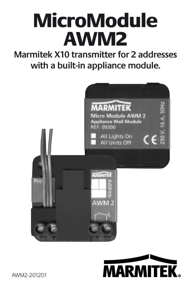 Marmitek AWM2 Satellite Radio User Manual