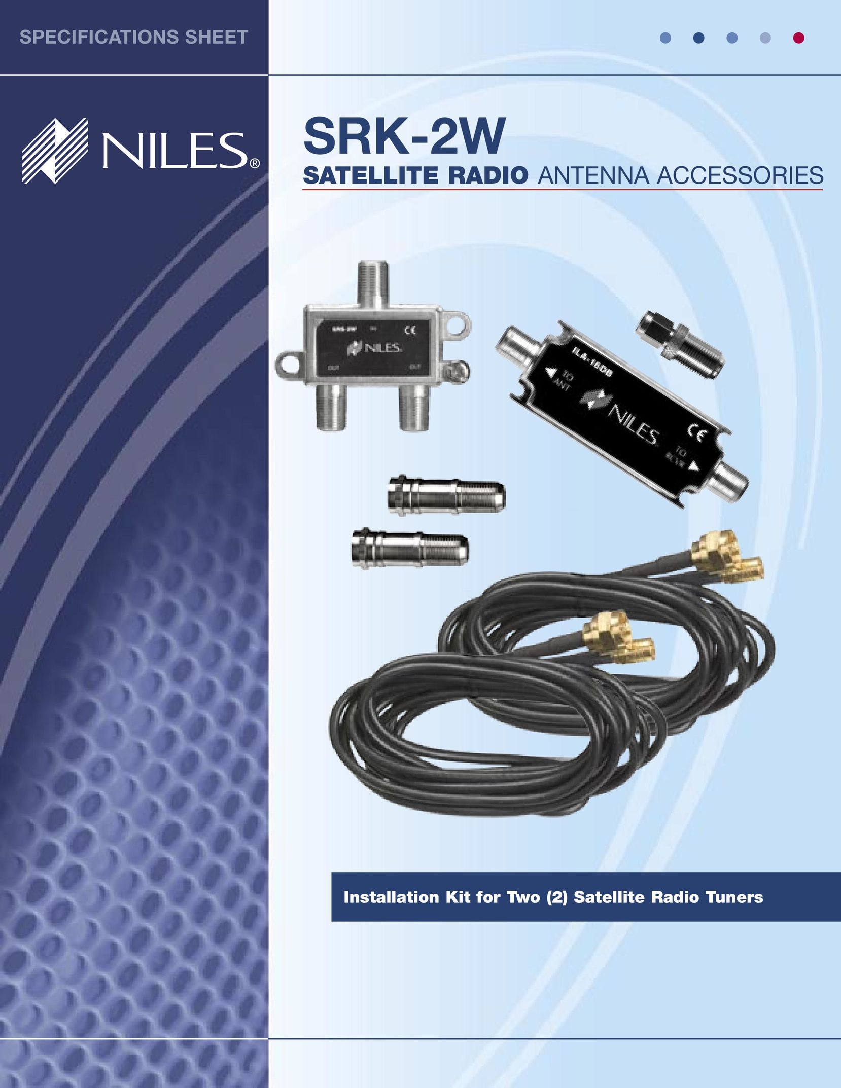 Niles Audio SRK-2W Satellite Radio User Manual