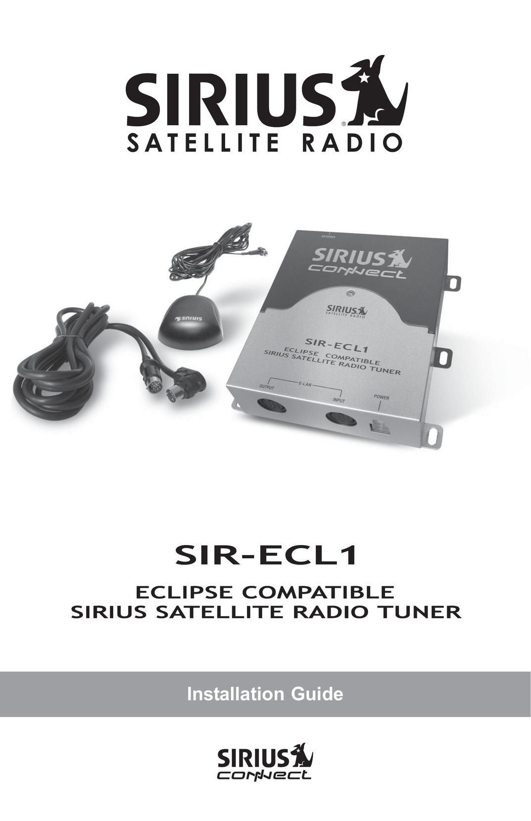 Sirius Satellite Radio SIR-ECL1 Satellite Radio User Manual
