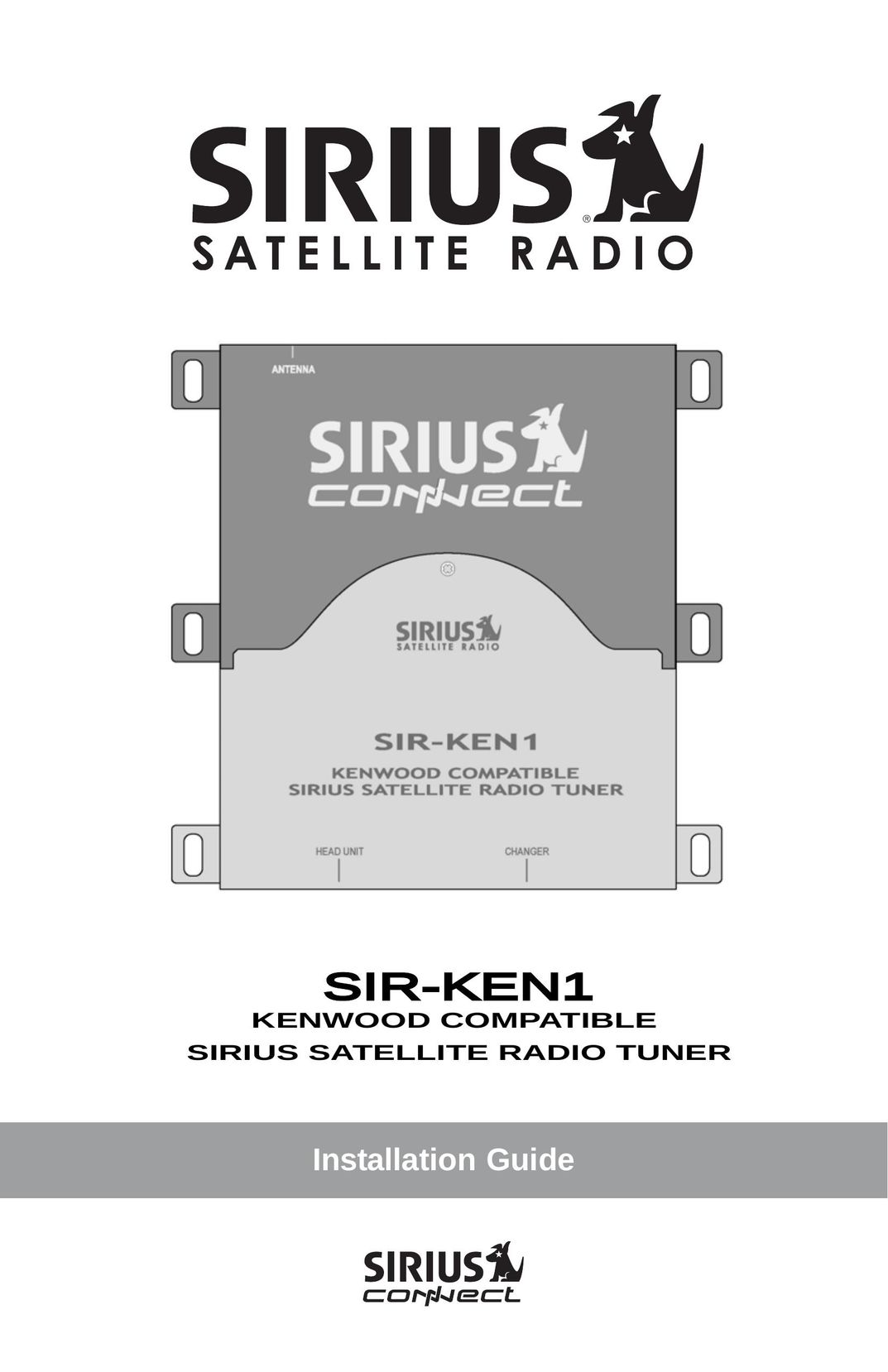 Sirius Satellite Radio SIR-KEN1 Satellite Radio User Manual