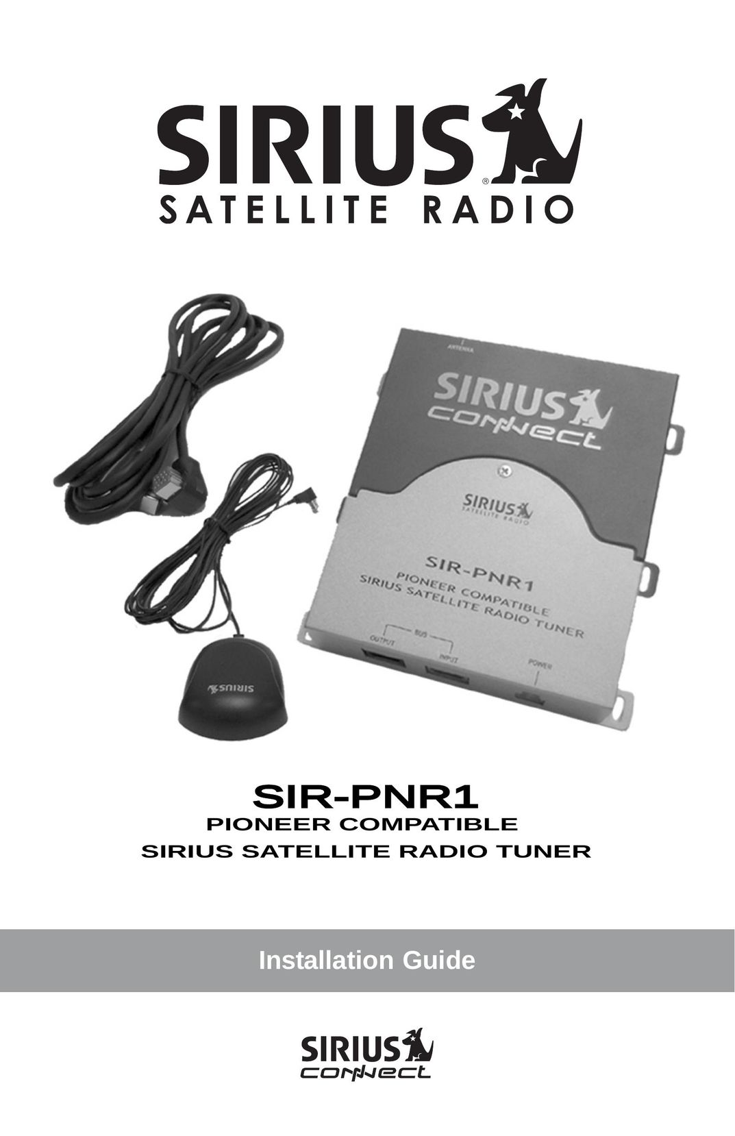 Sirius Satellite Radio SIR-PNR1 Satellite Radio User Manual