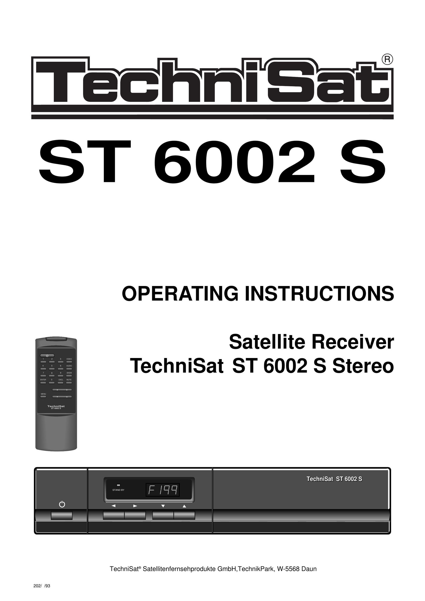TechniSat ST 6002 S Satellite Radio User Manual