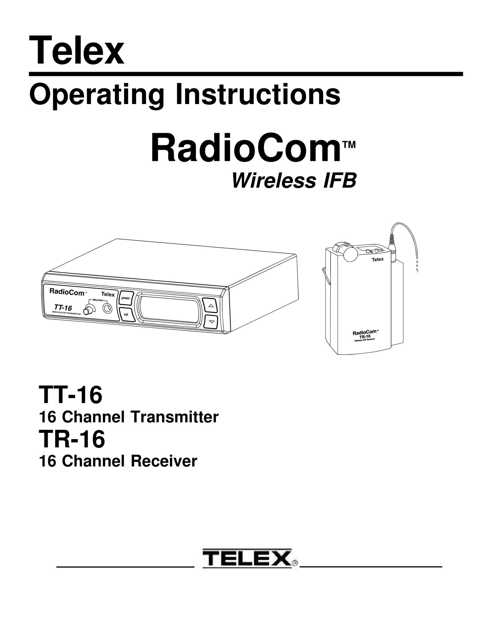 Telex TR-16 Satellite Radio User Manual
