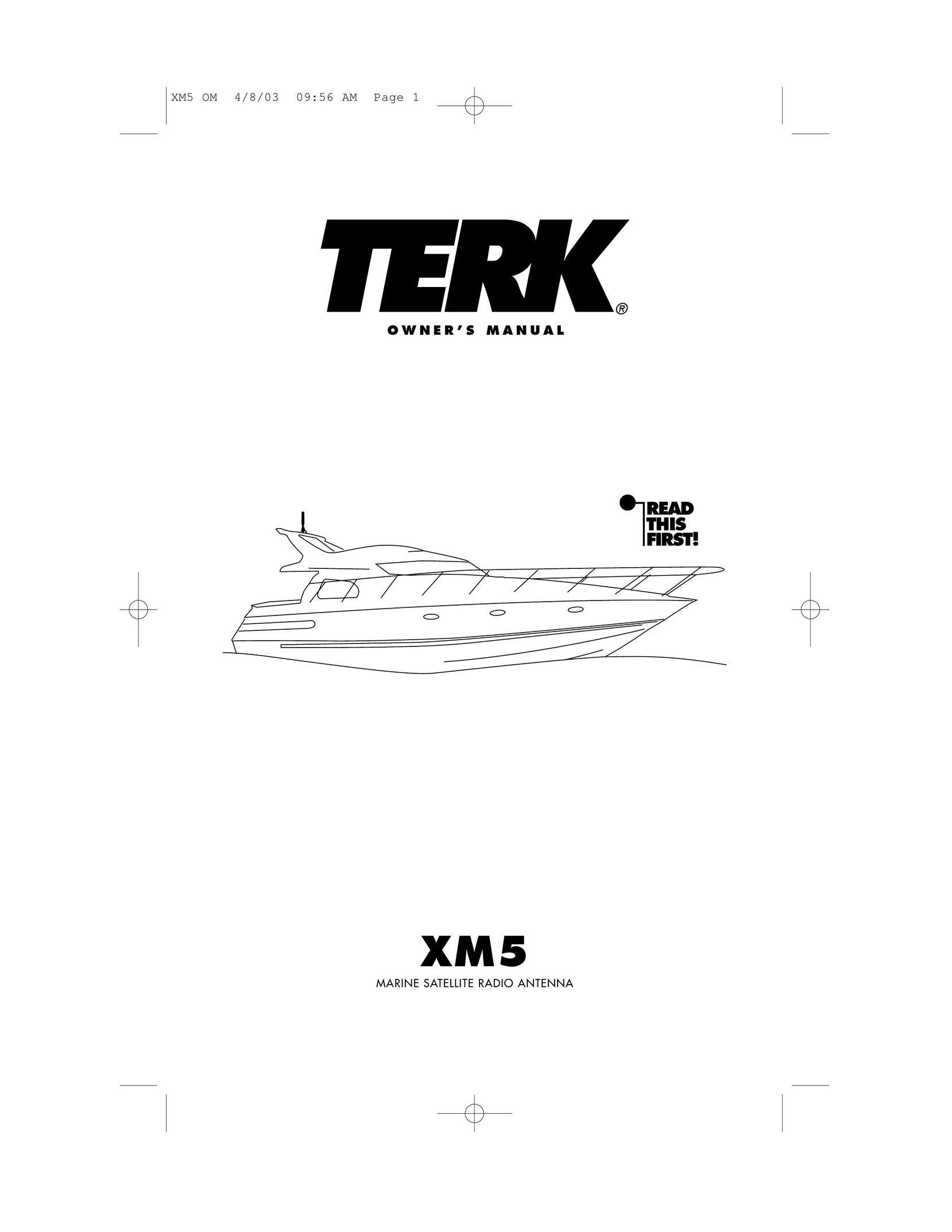 TERK Technologies XM5 Satellite Radio User Manual
