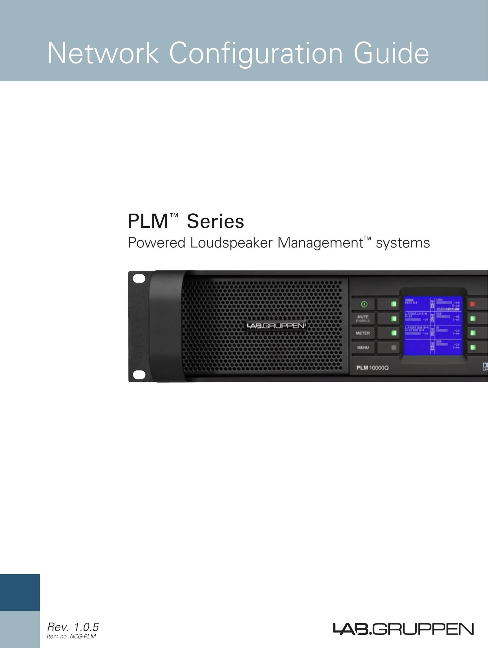 3Com PLM Series Speaker User Manual