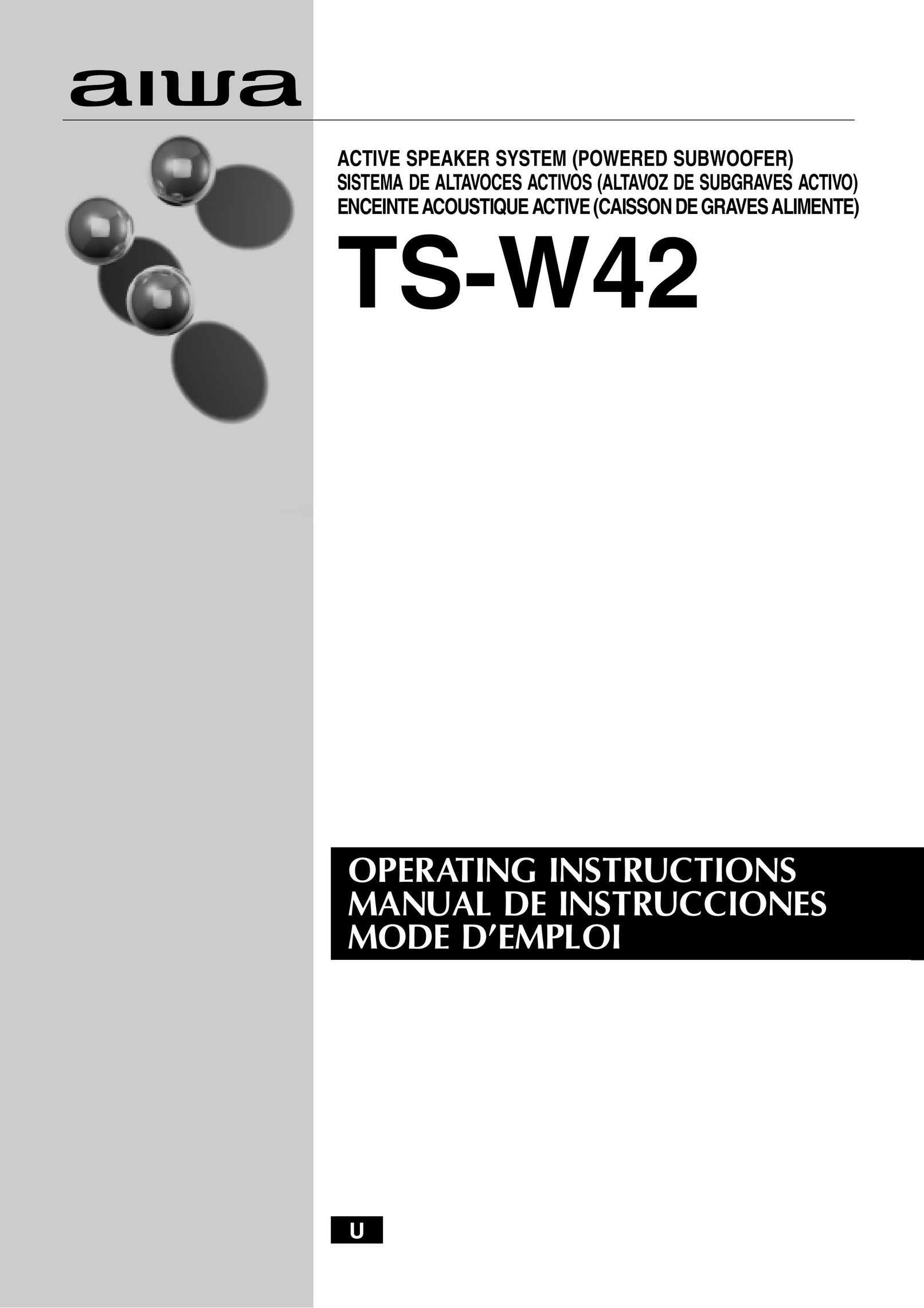 Aiwa TS-W42 U Speaker User Manual