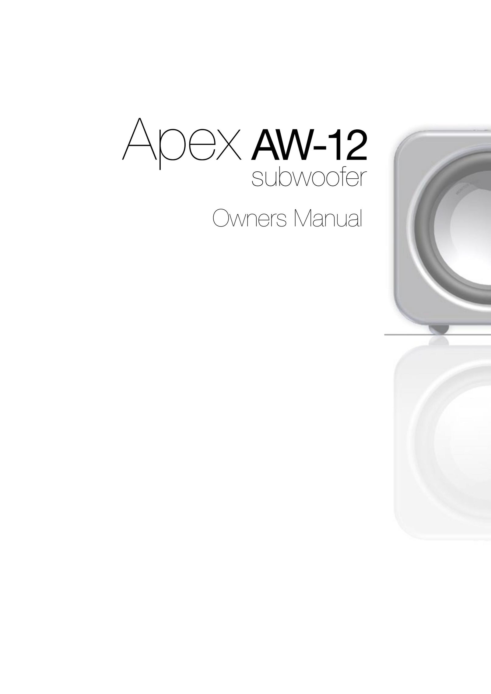 Apex Digital AW-12 Speaker User Manual