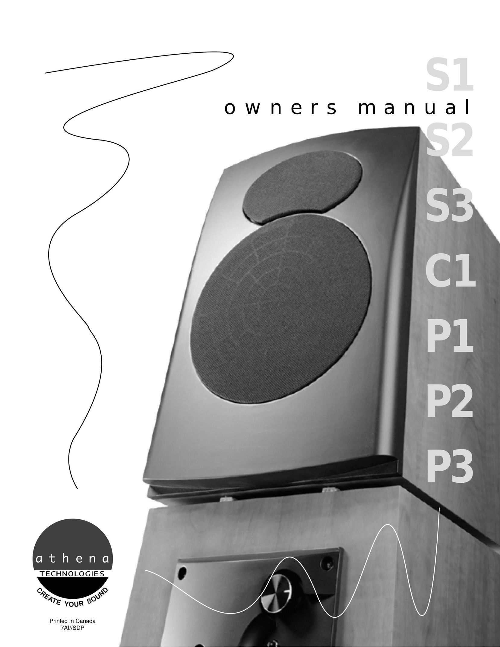 Athena Technologies P1 Speaker User Manual