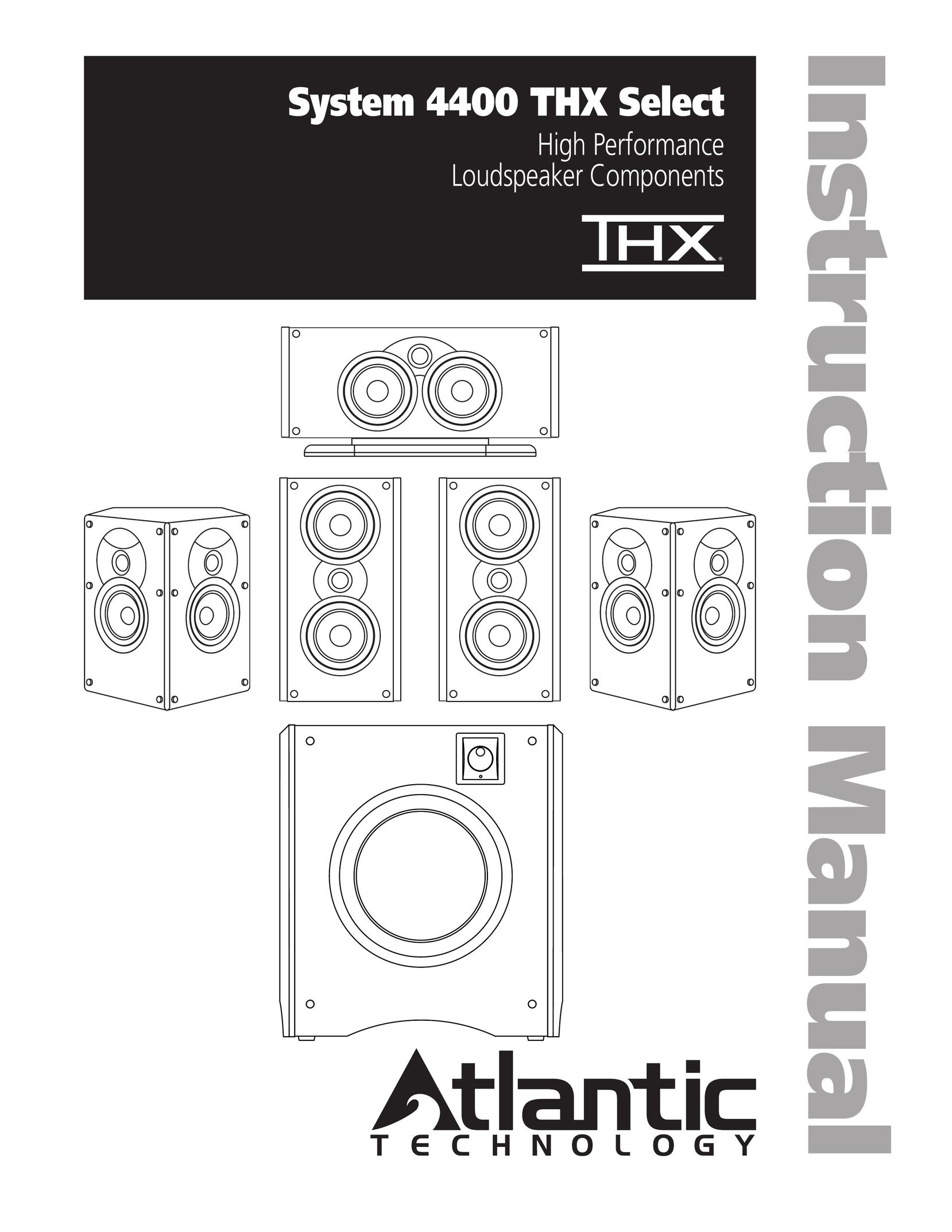 Atlantic Technology 4400 LR Speaker User Manual