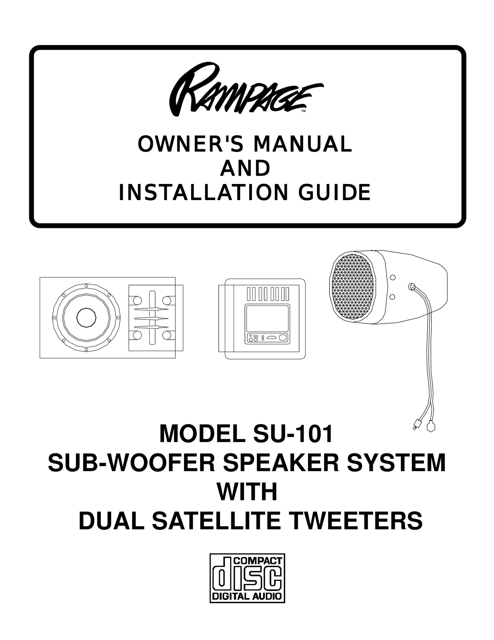 Audiovox NAV101 Speaker User Manual