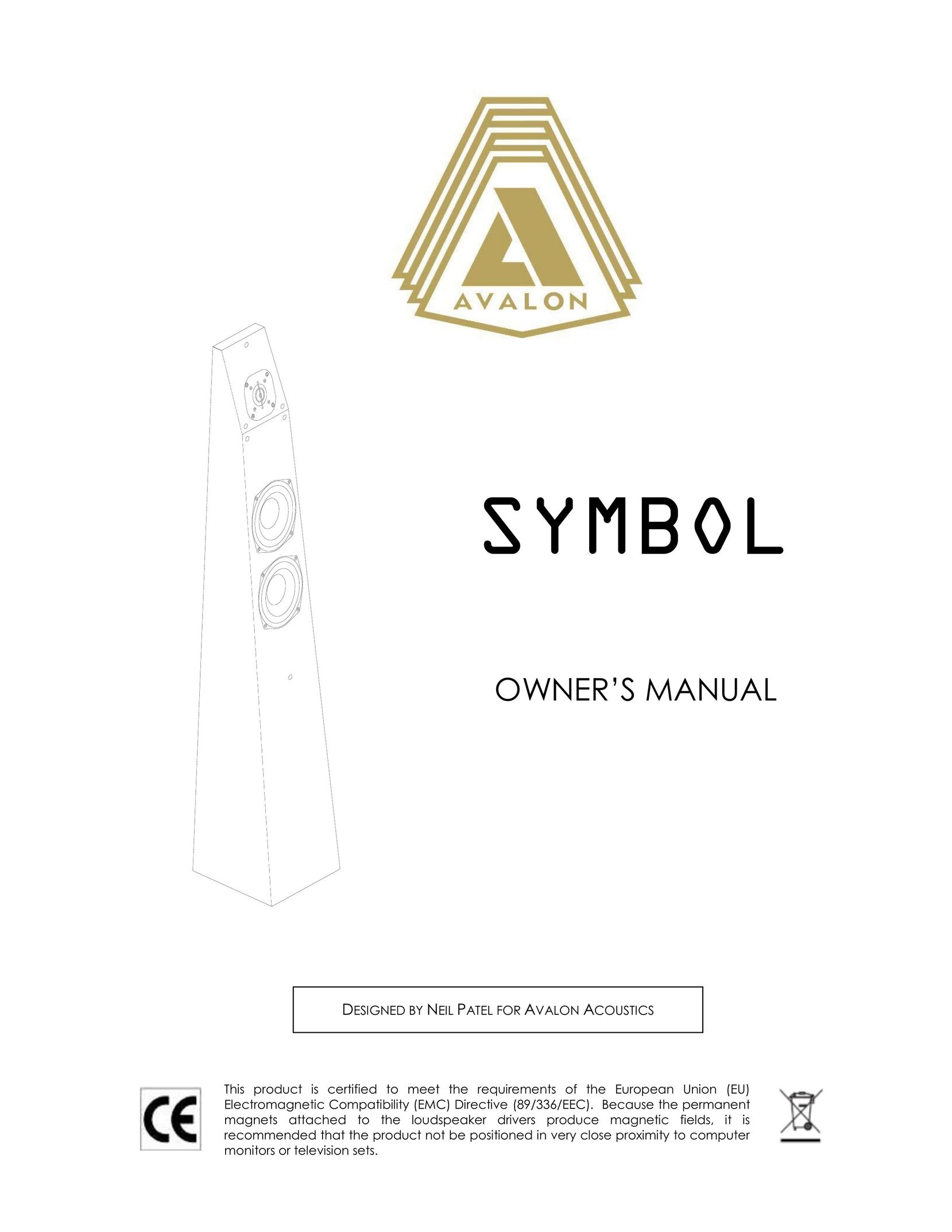 Avalon Acoustics Symbol Speaker User Manual