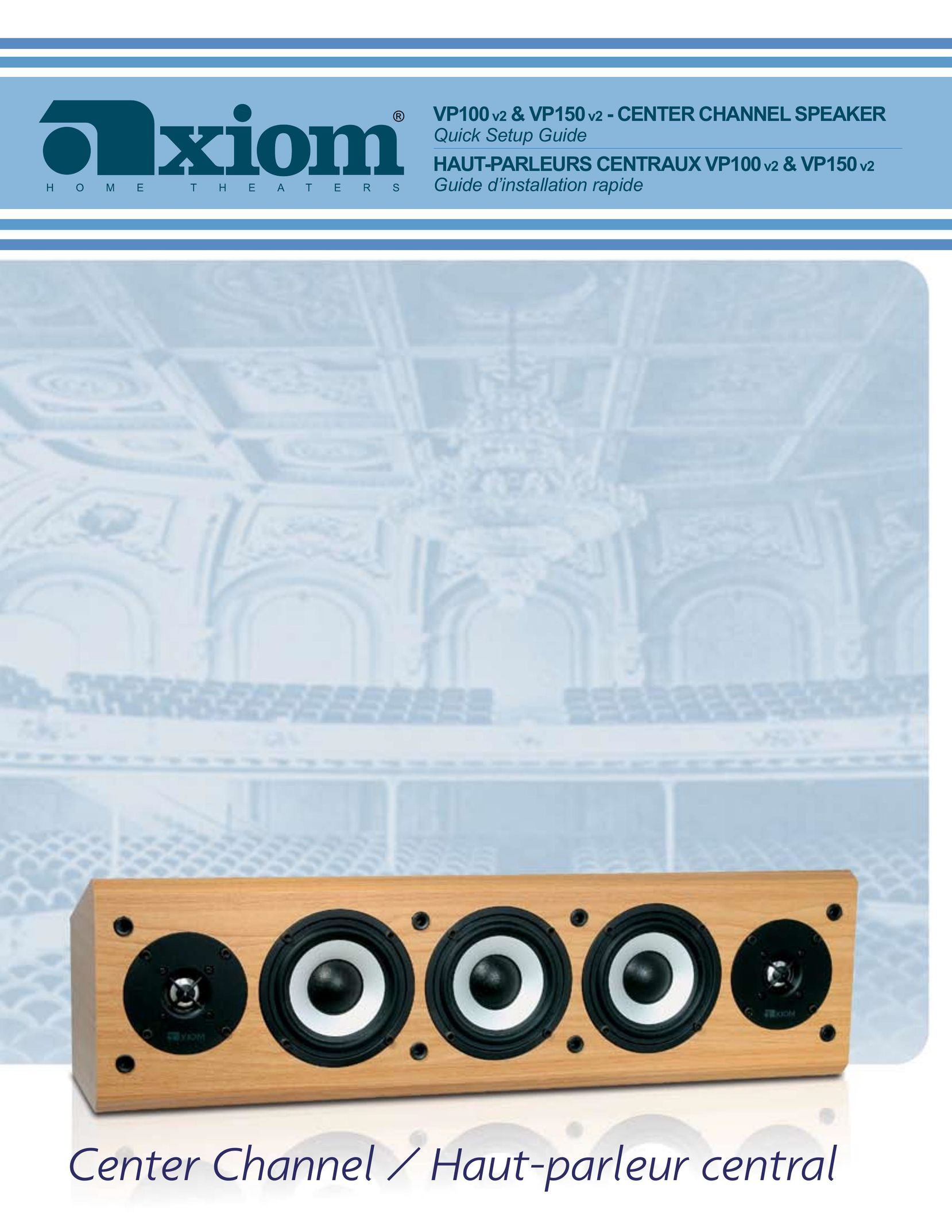 Axiom Audio VP100V2 Speaker User Manual