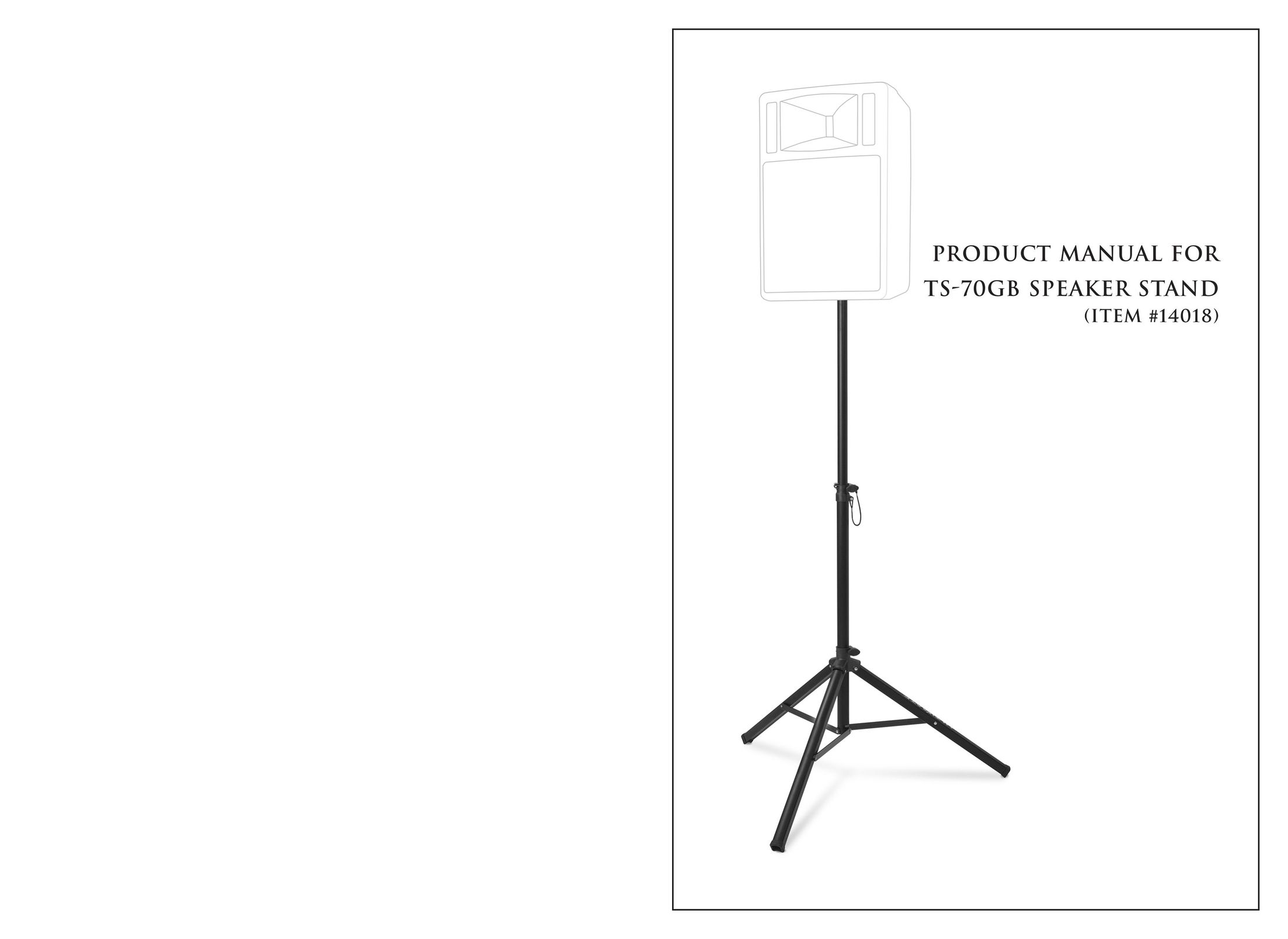Bogen TS-70GB Speaker User Manual
