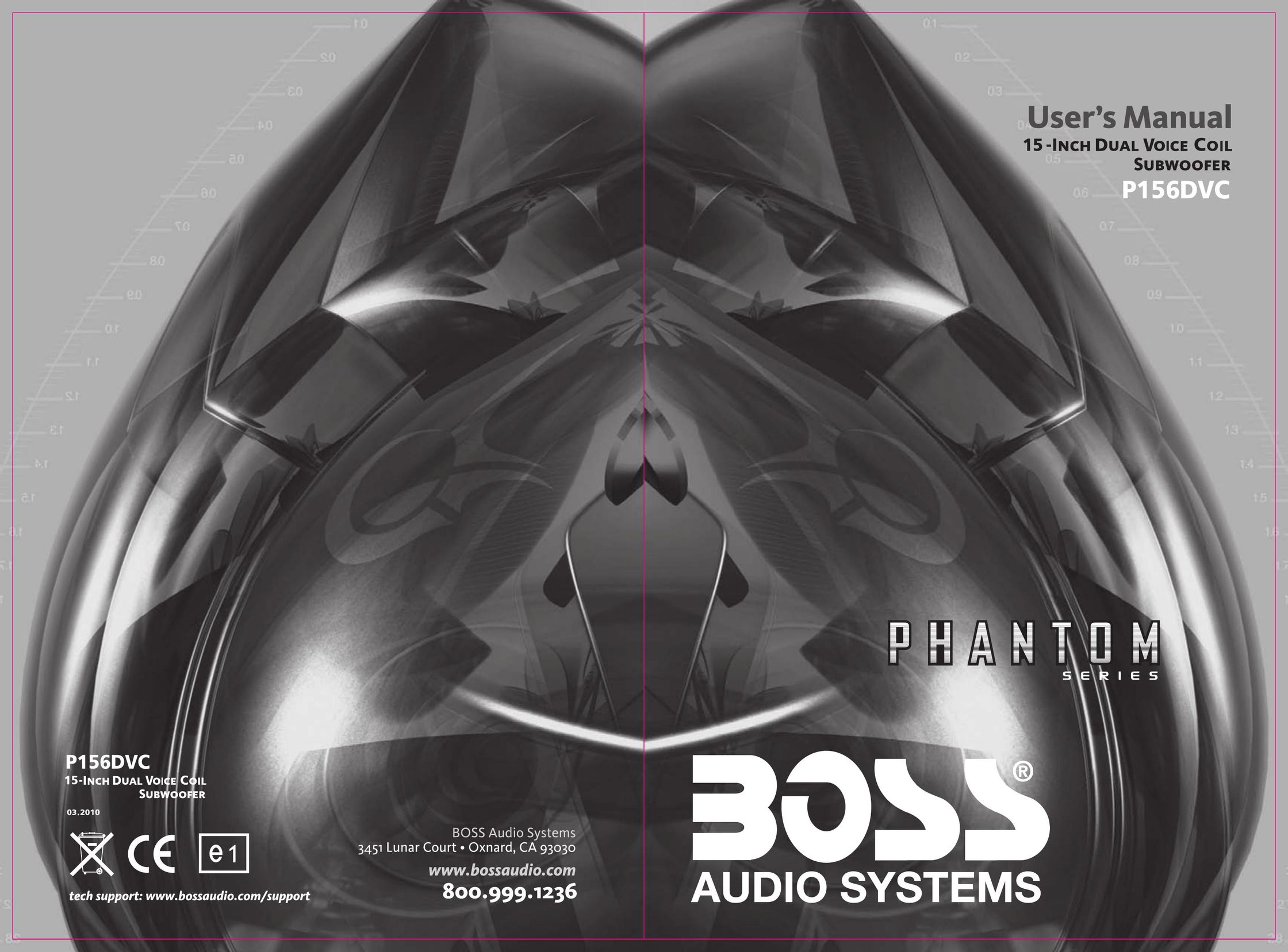 Boss Audio Systems P156DVC Speaker User Manual