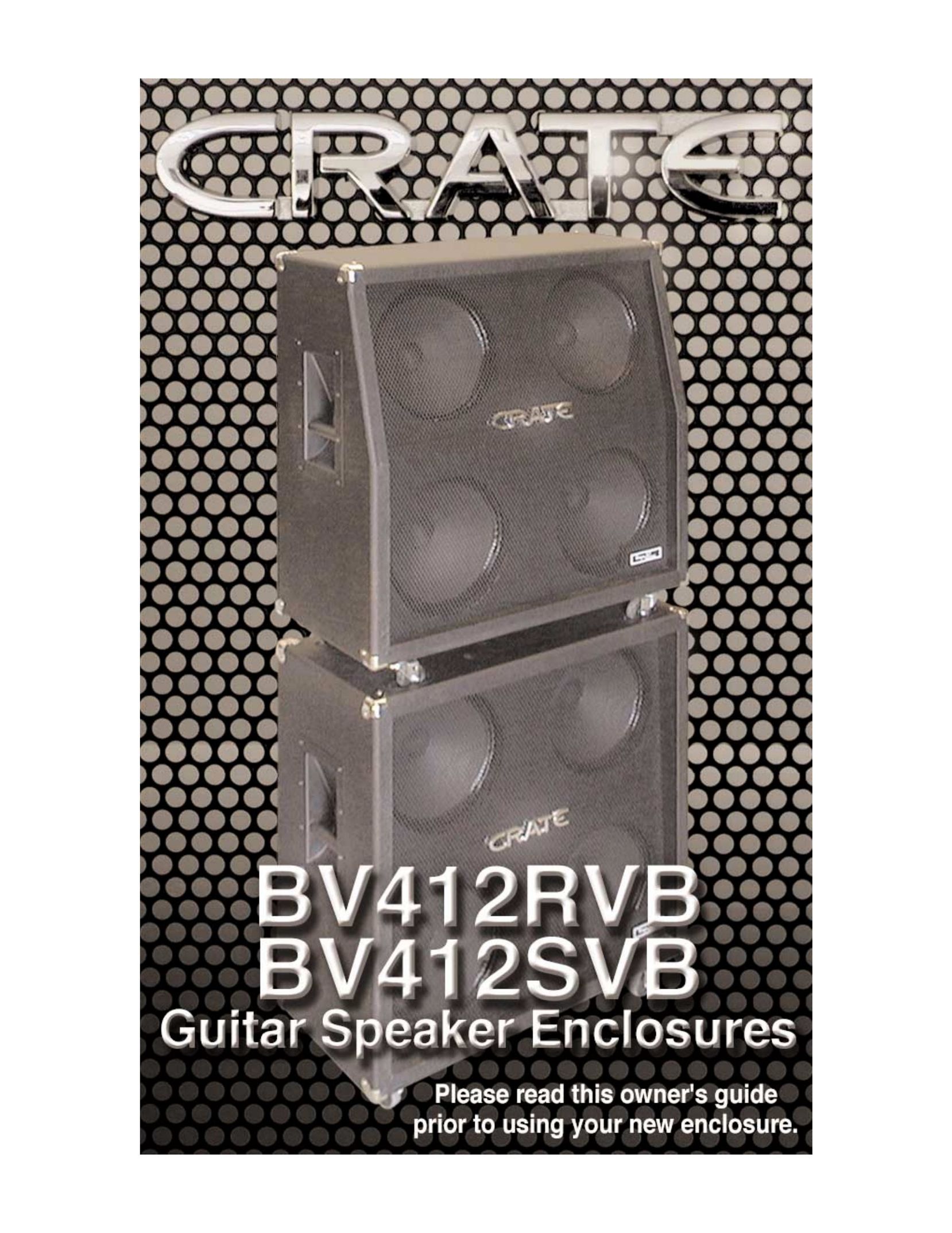 Crate Amplifiers BV412RVB Speaker User Manual