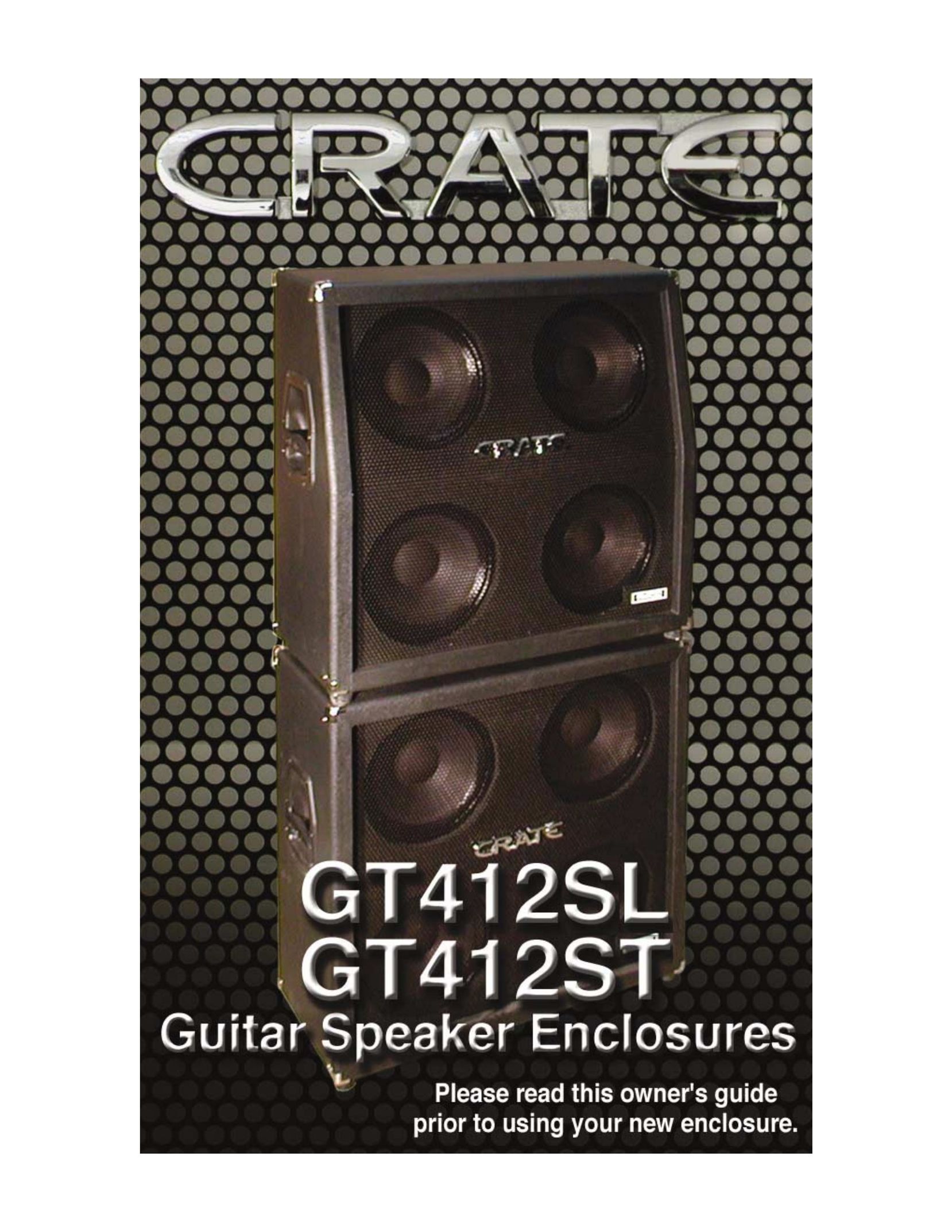 Crate Amplifiers GT412SL Speaker User Manual
