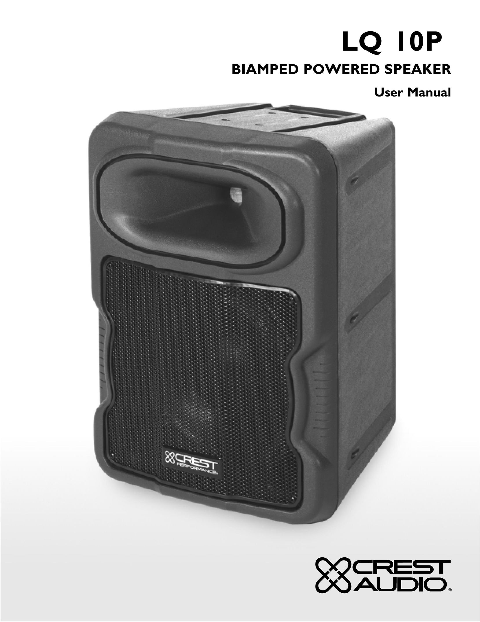 Crest Audio LQ 10P Speaker User Manual