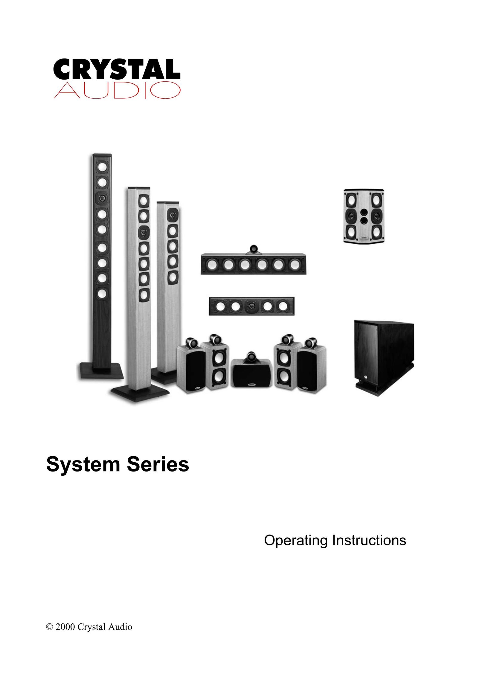 Crystal Audiovideo System Series Speaker User Manual