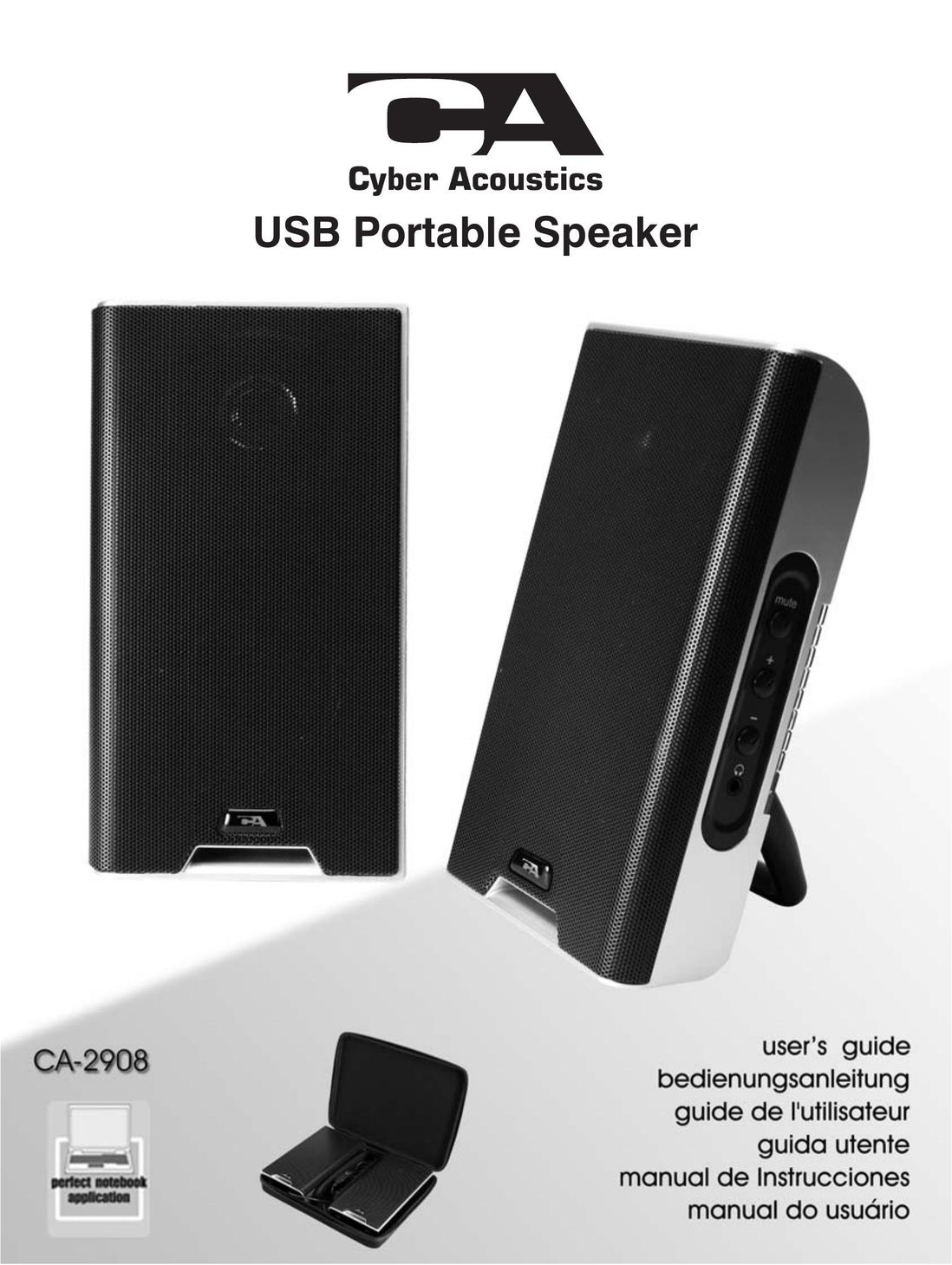 Cyber Acoustics CA-2908 Speaker User Manual