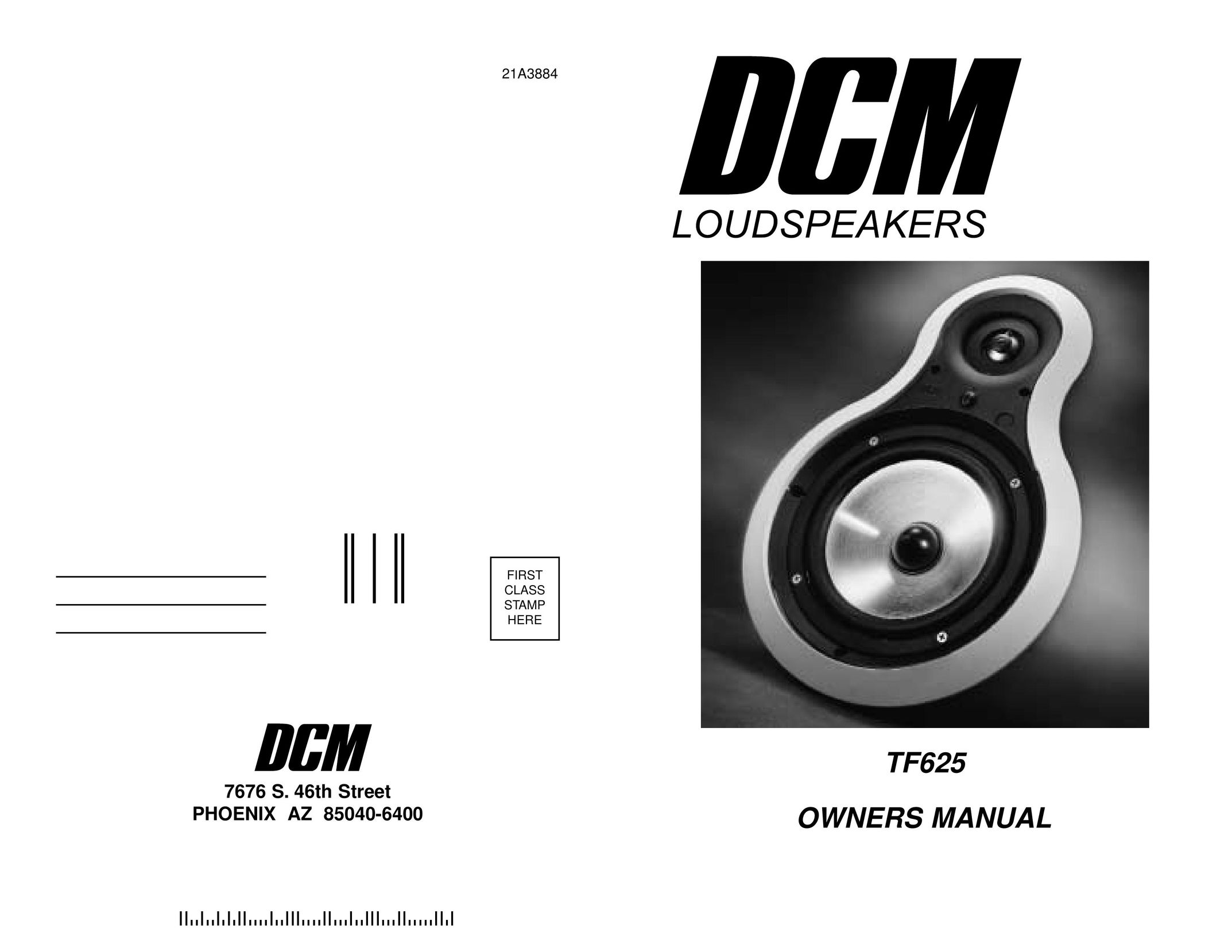 DCM Speakers DCM TF625 Speaker User Manual