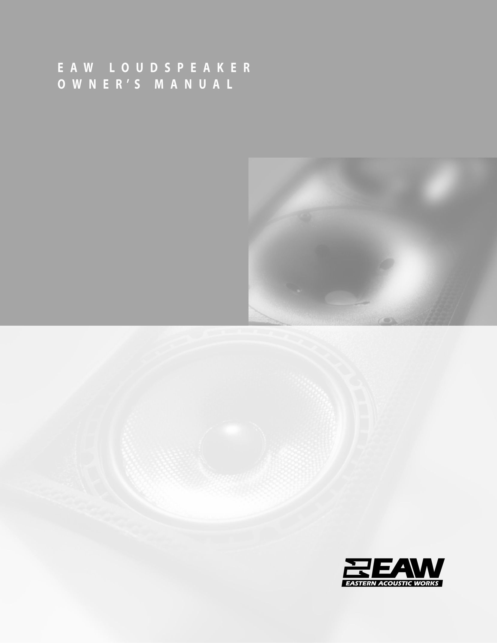 EAW 425017 Speaker User Manual