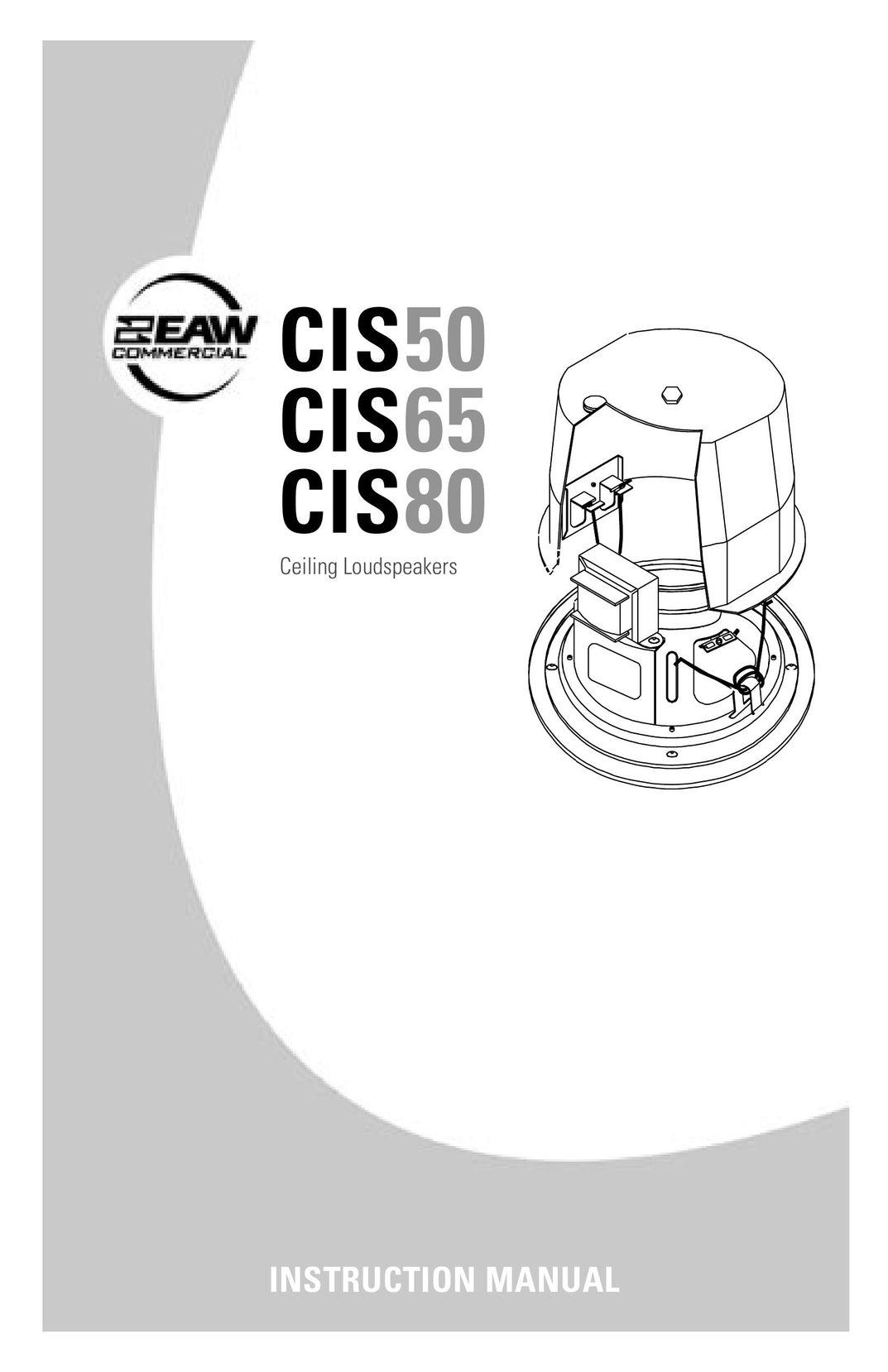 EAW CIS80 Speaker User Manual