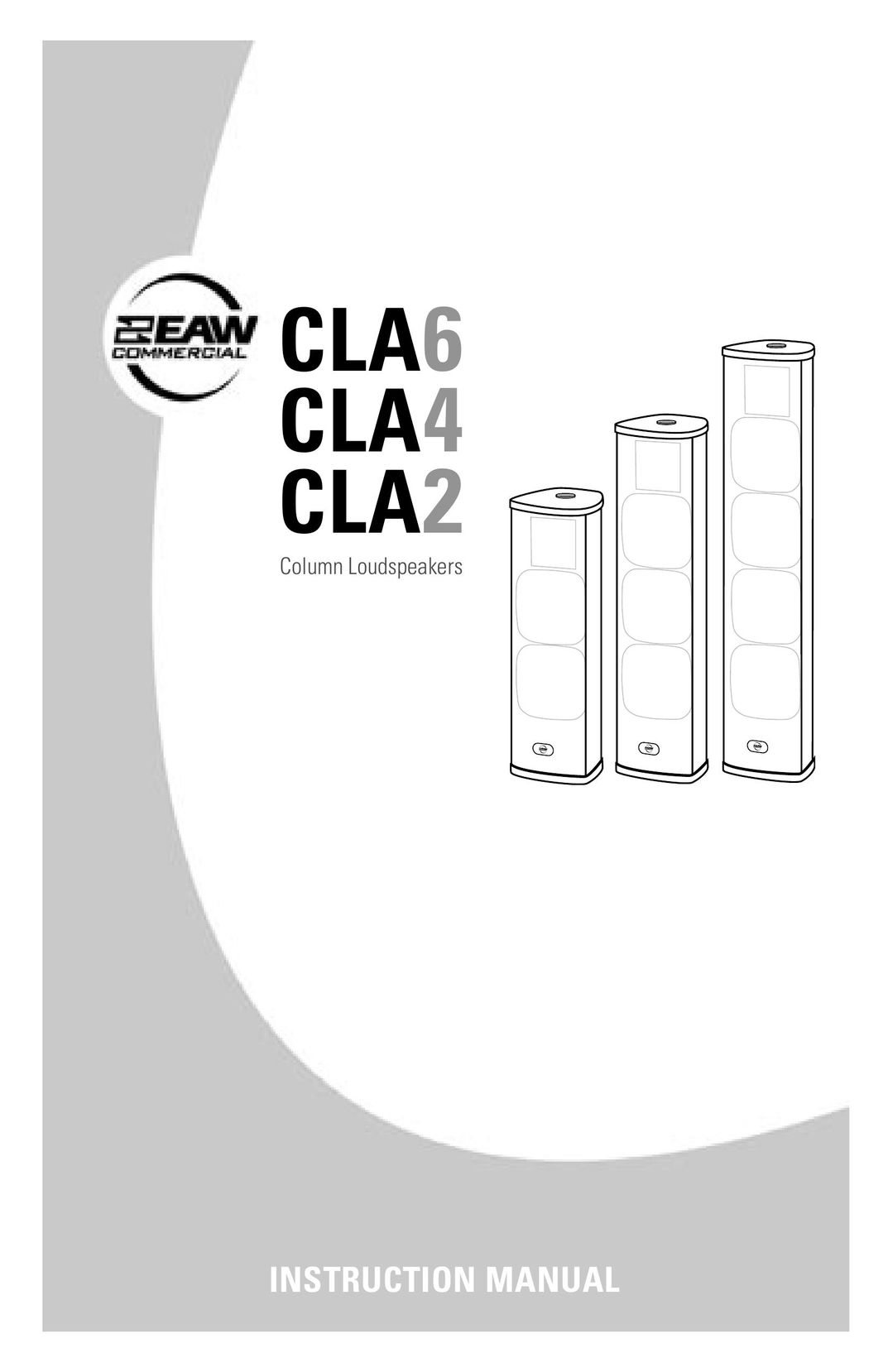 EAW CLA6 CLA4 CLA2 Speaker User Manual