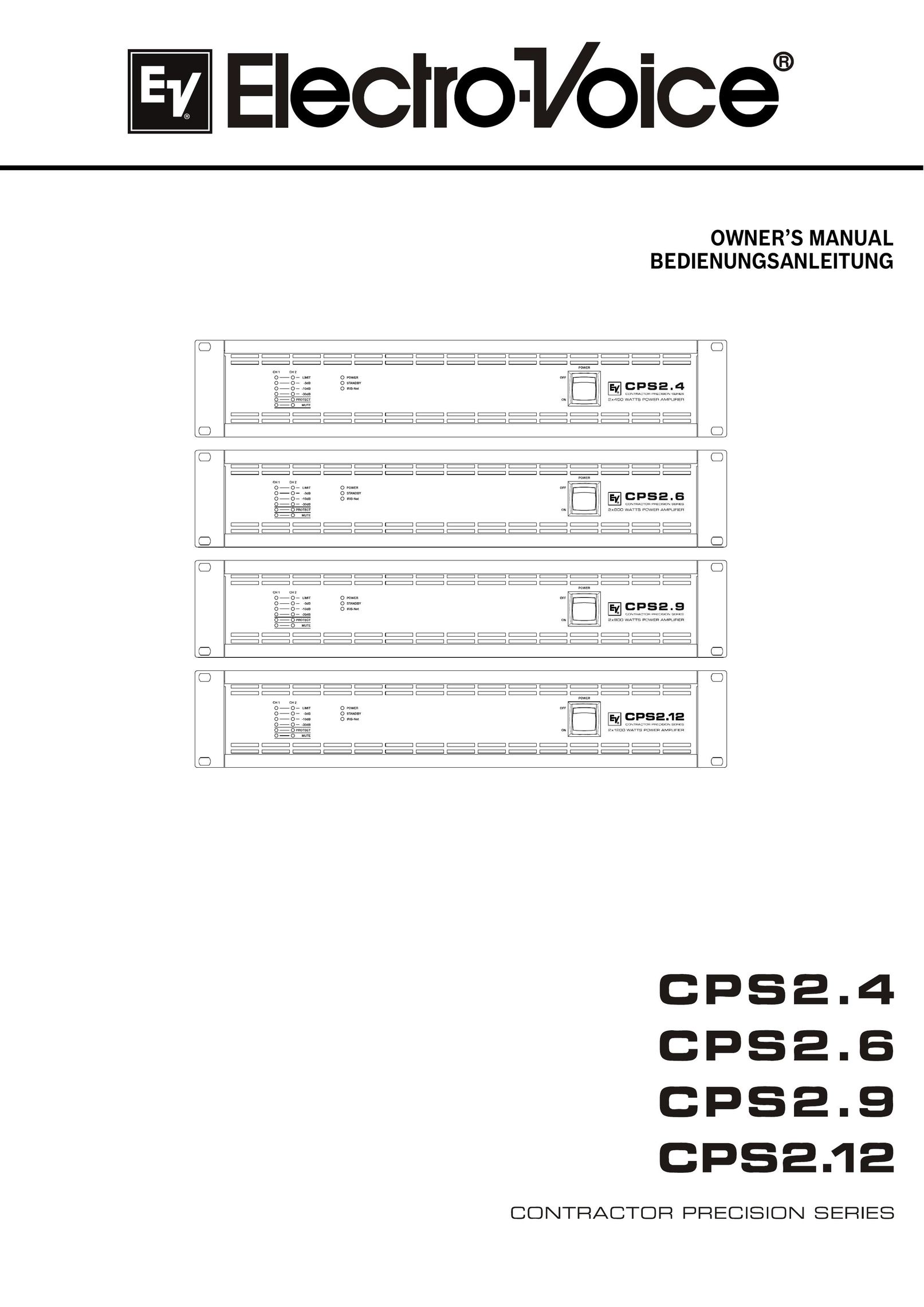 Electro-Voice CPS2.12 Speaker User Manual