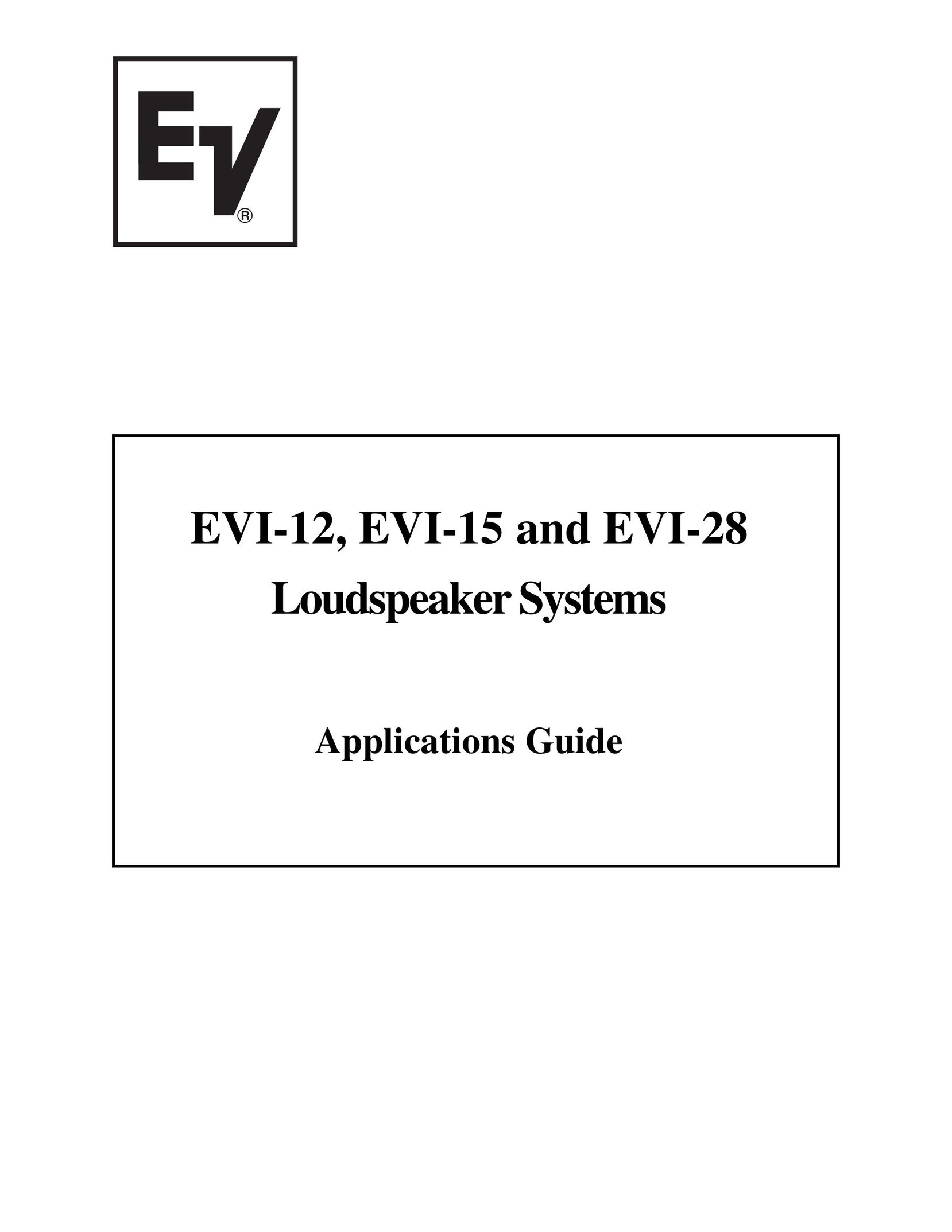 Electro-Voice EVI-15, EVI-28 Speaker User Manual