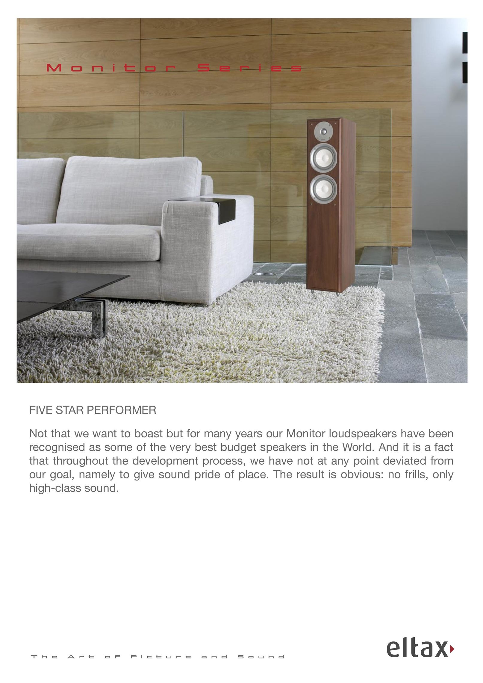 Eltax Monitor Series Speaker User Manual