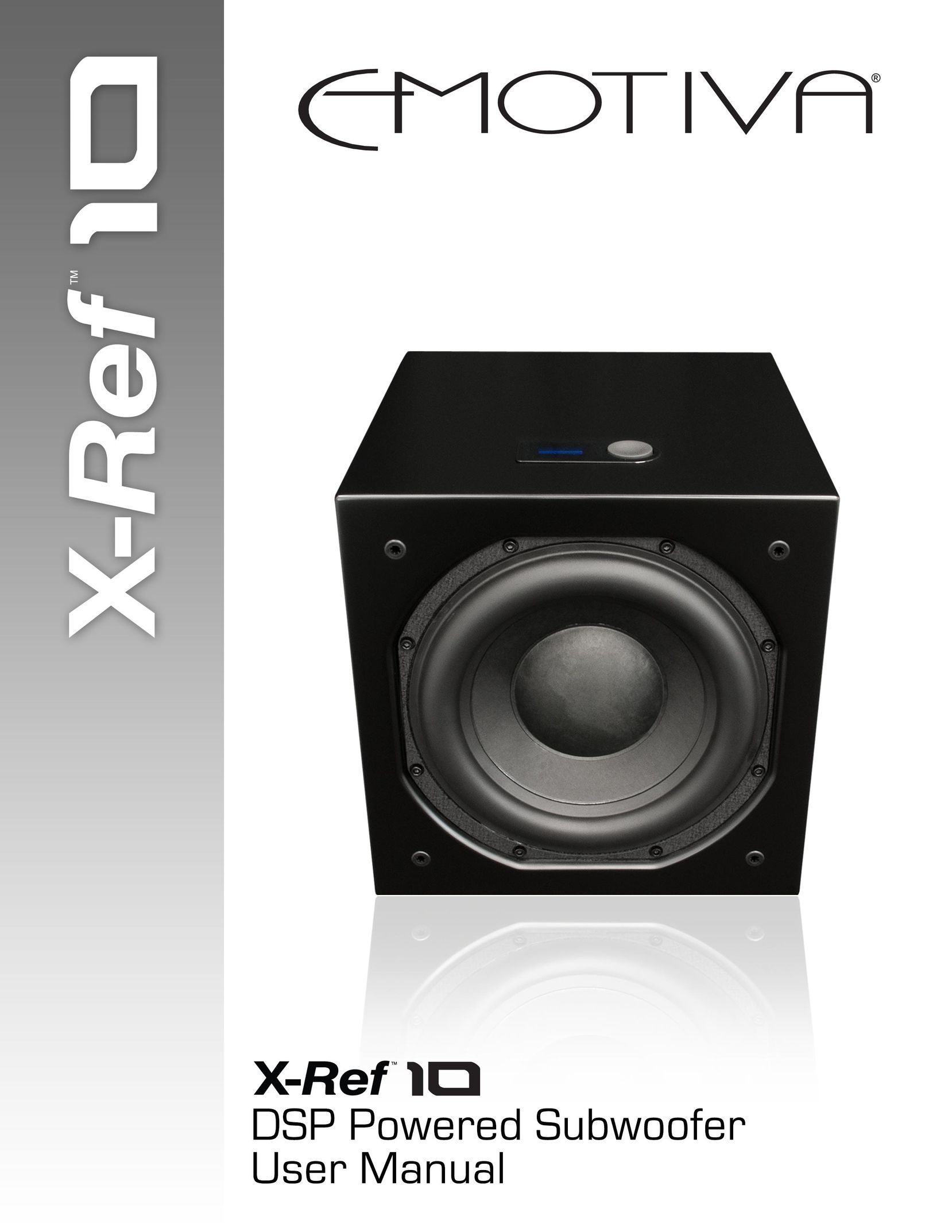 Emotiva X-Ref 10 Speaker User Manual