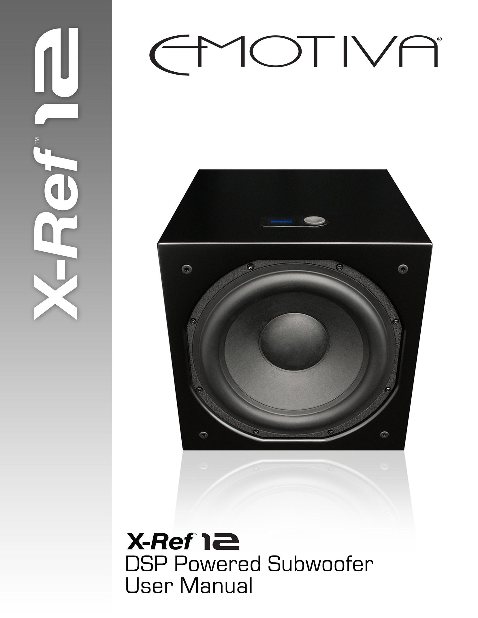 Emotiva X-Ref 12 Speaker User Manual