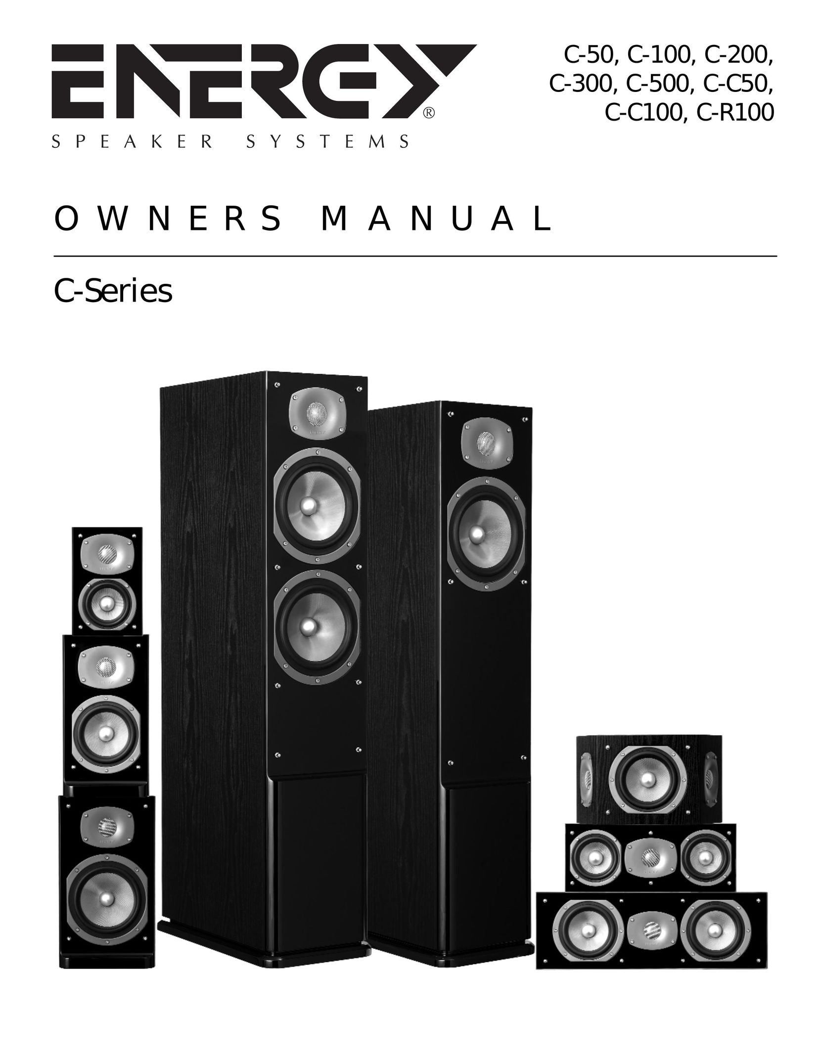 Energy Speaker Systems C-50 Speaker User Manual