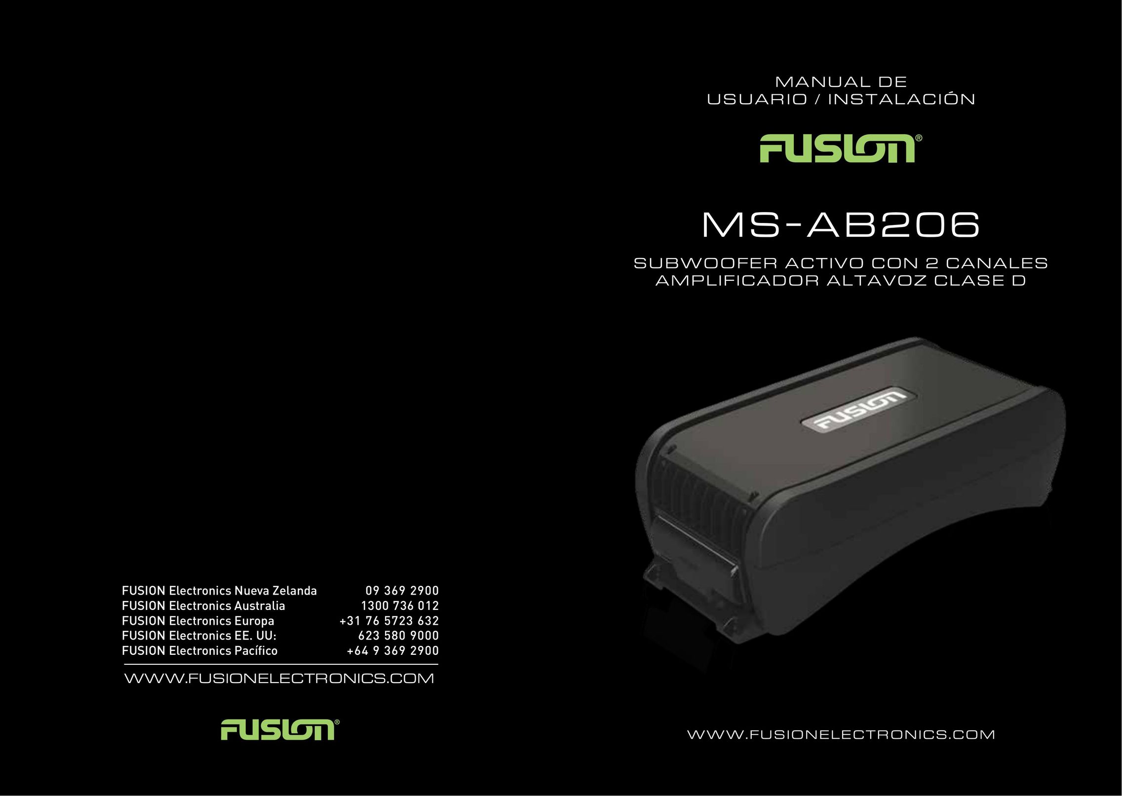 Fusion MS-AB206 Speaker User Manual