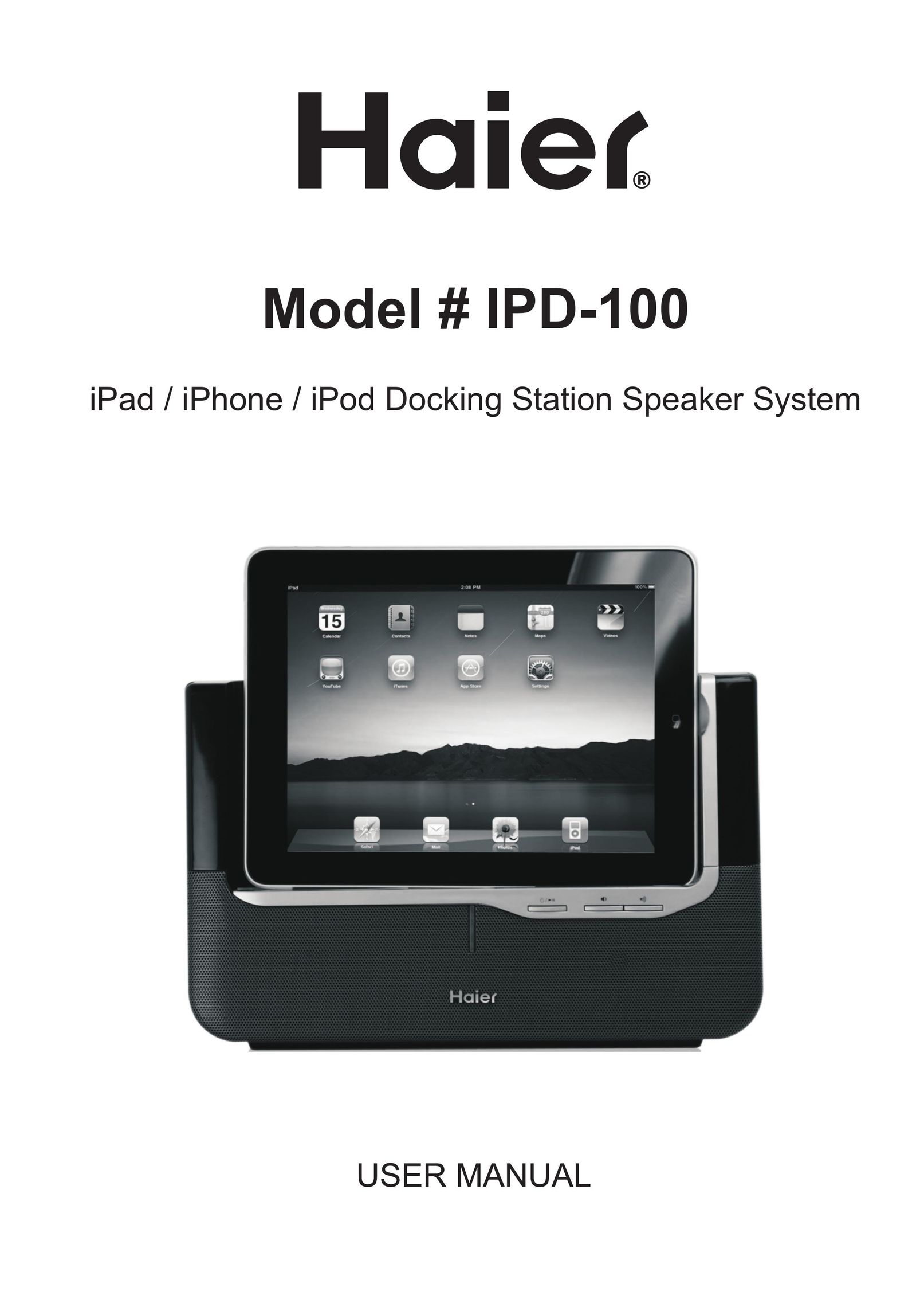 Haier IPD-100 Speaker User Manual
