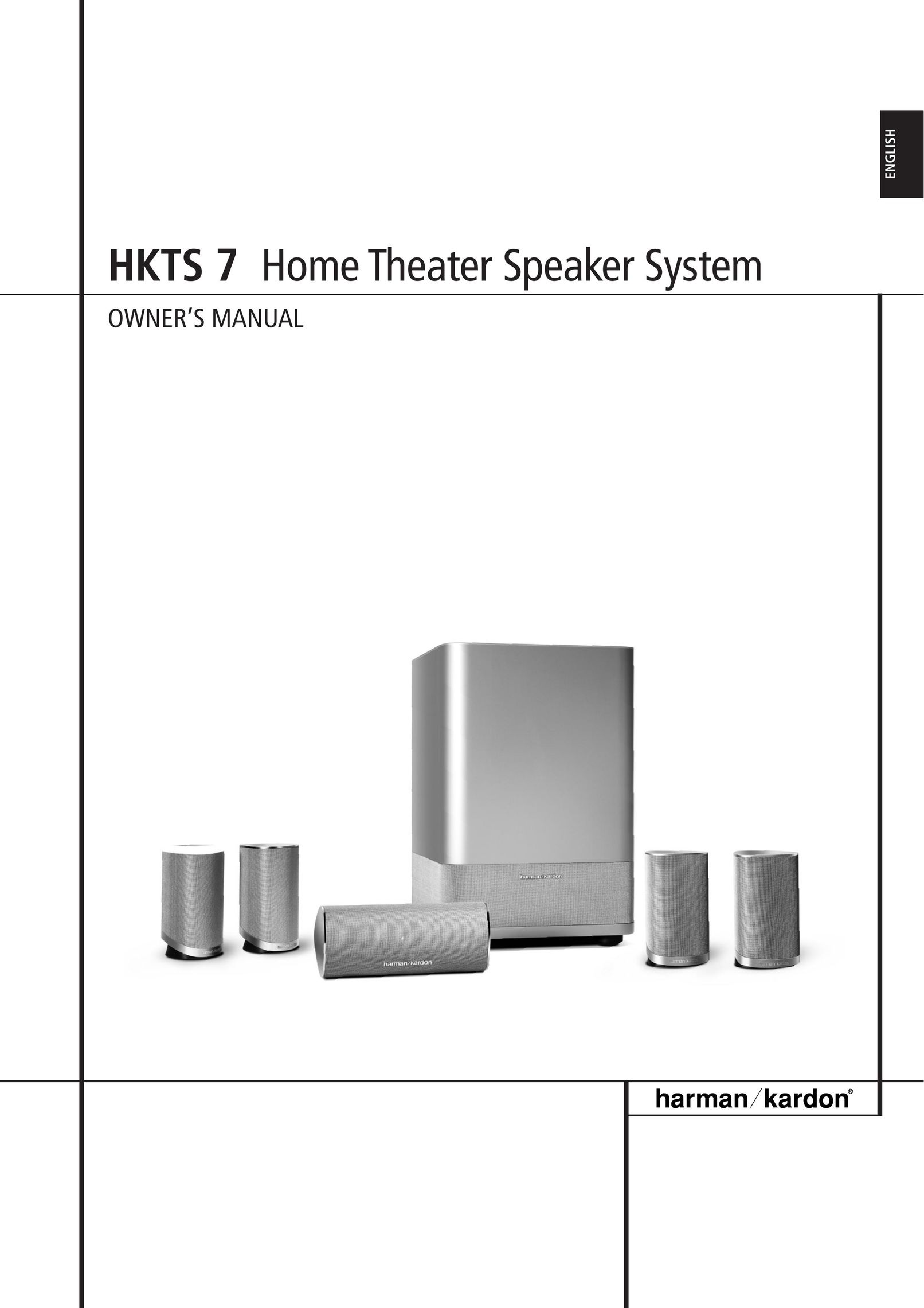 Harman-Kardon HKTS 7 Speaker User Manual