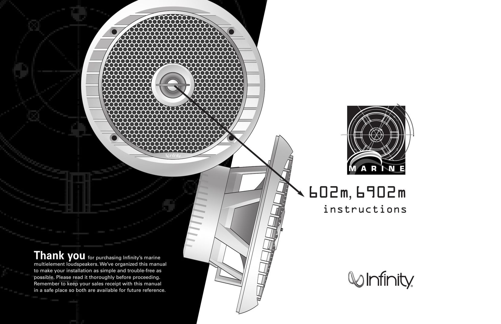 Infinity 602m Speaker User Manual
