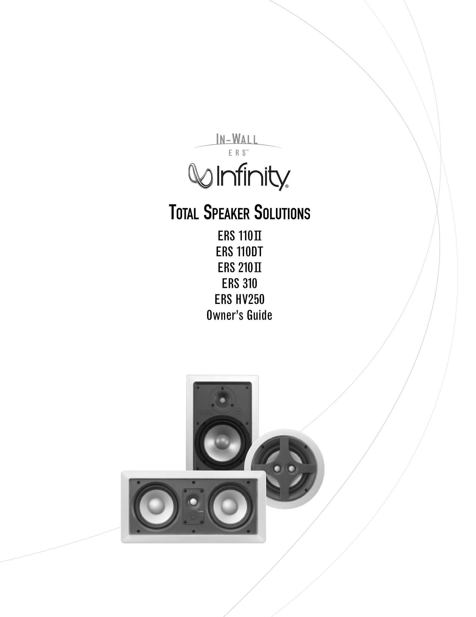 Infinity ERS 310 Speaker User Manual