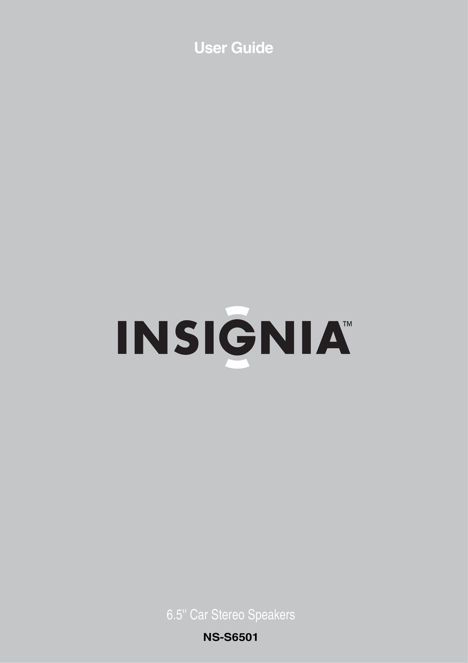 Insignia NS-S6501 Speaker User Manual