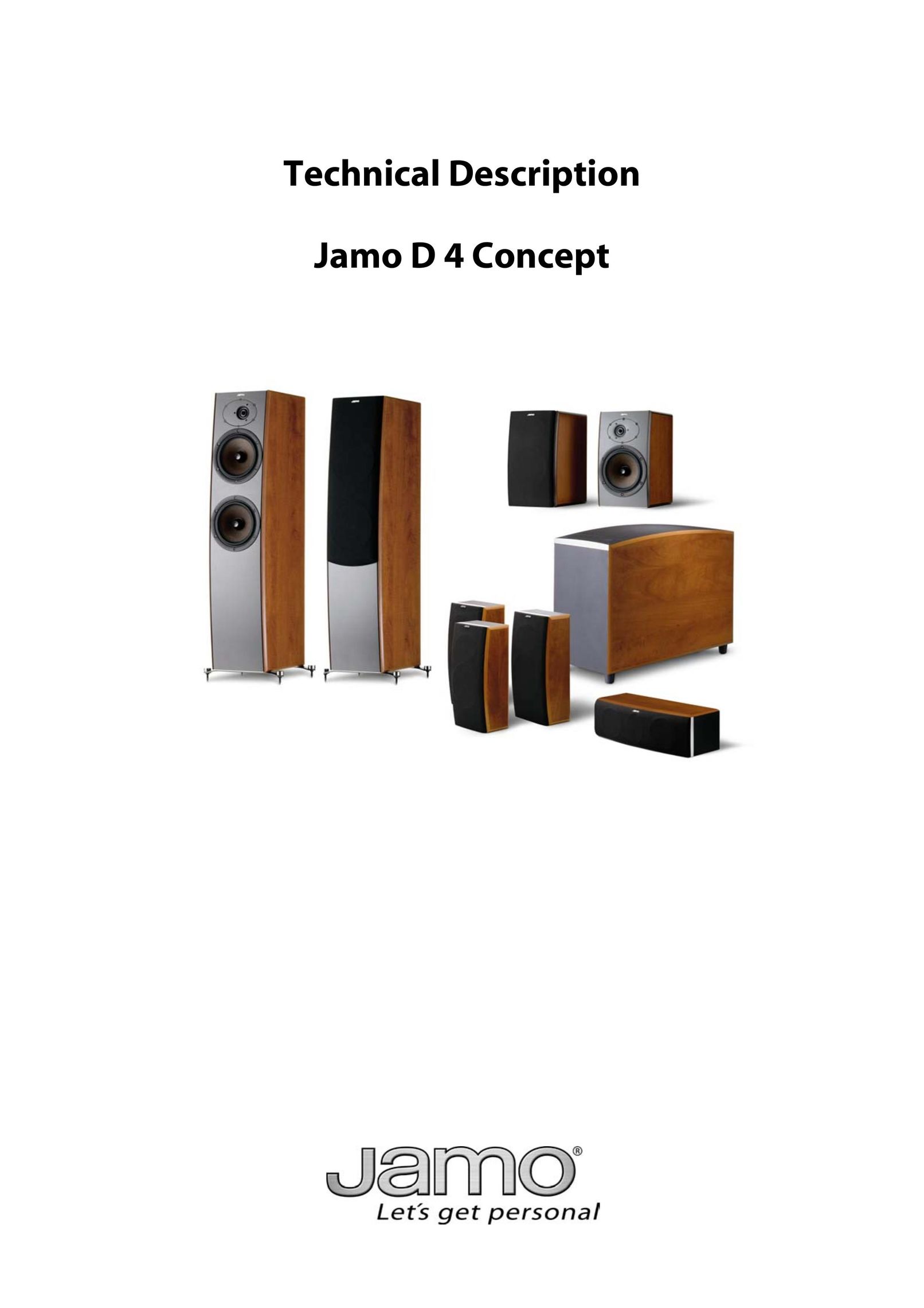 JAMO D 4 Speaker User Manual