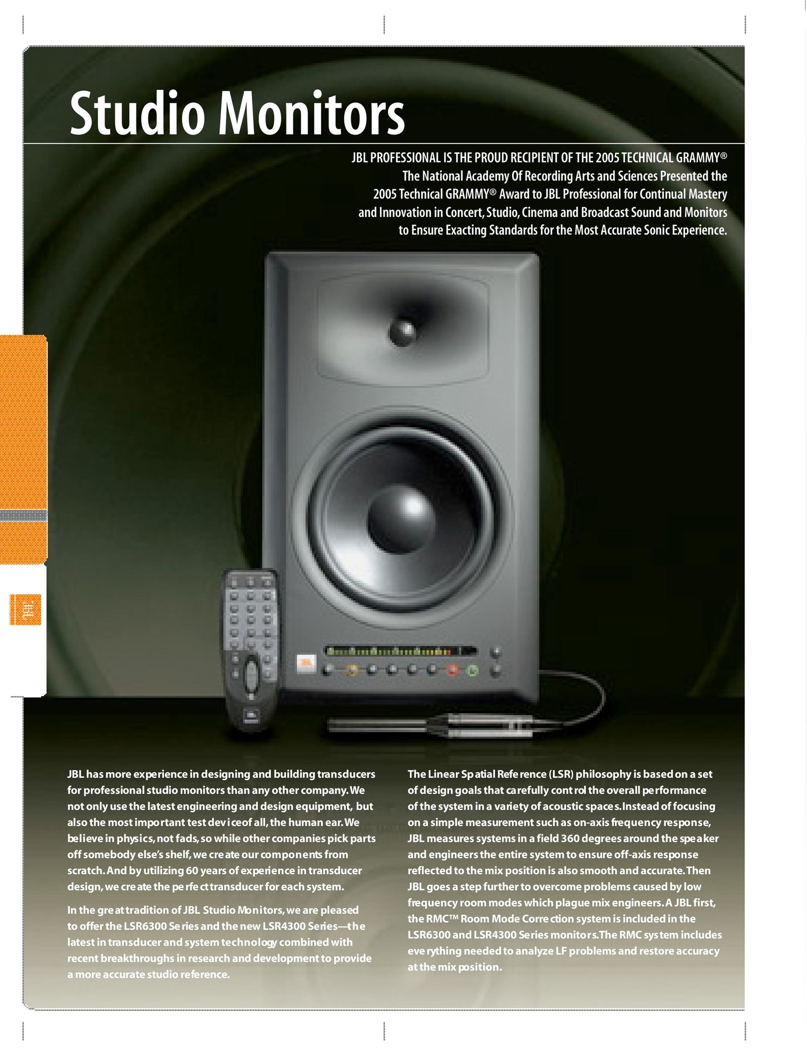JBM electronic Studio Monitors Speaker User Manual