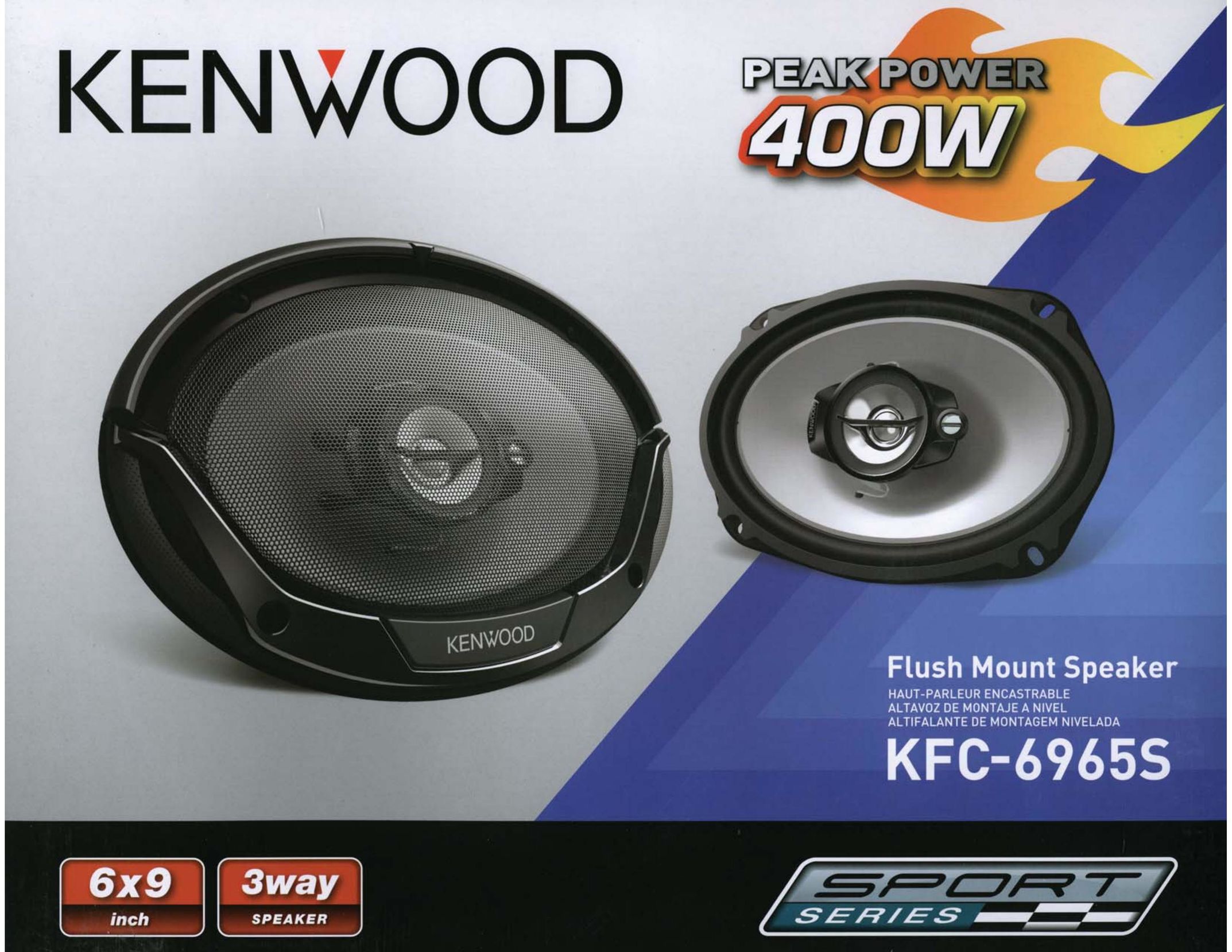 Kenwood KFC6965S Speaker User Manual