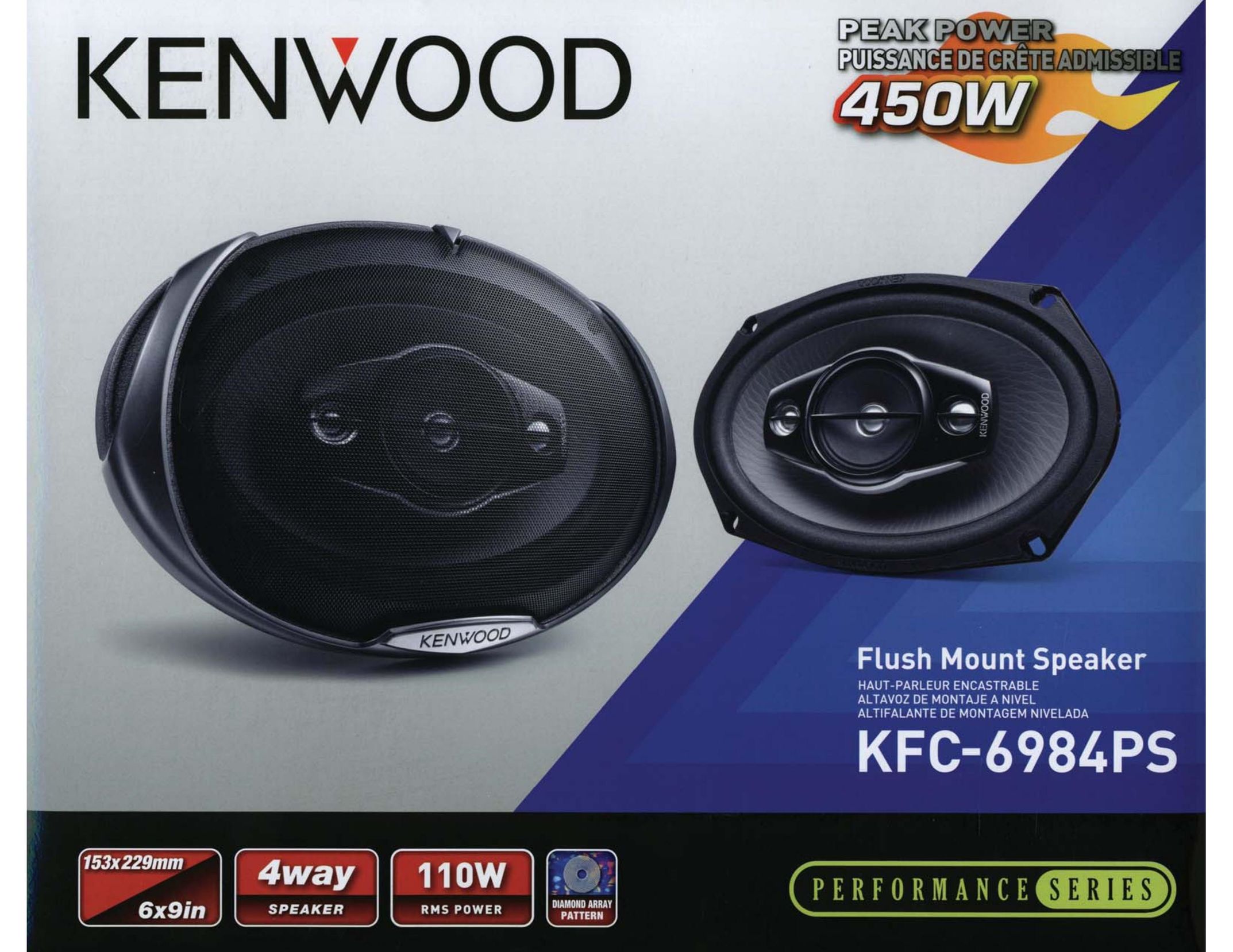 Kenwood KFC6984PS Speaker User Manual