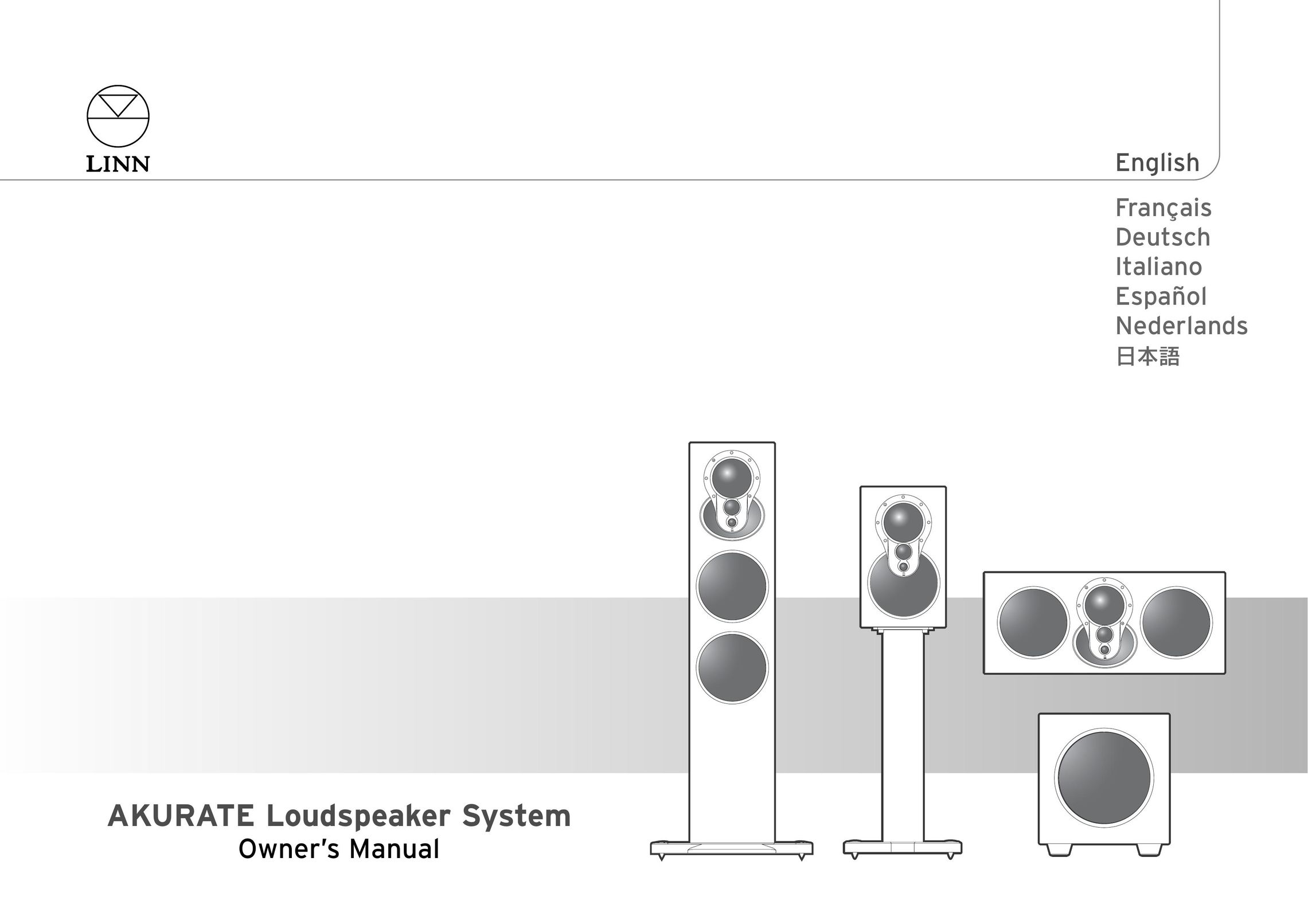 Linn AKURATE Loudspeaker System Speaker User Manual