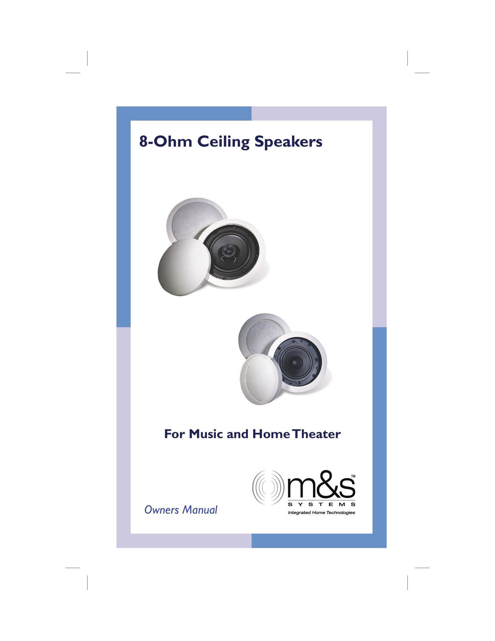 M&S Systems 8-Ohm Speaker User Manual