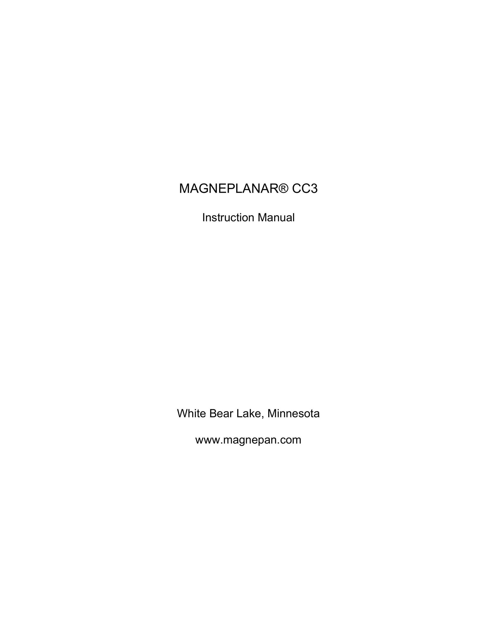 Magnepan Magneplanar CC3 Speaker User Manual