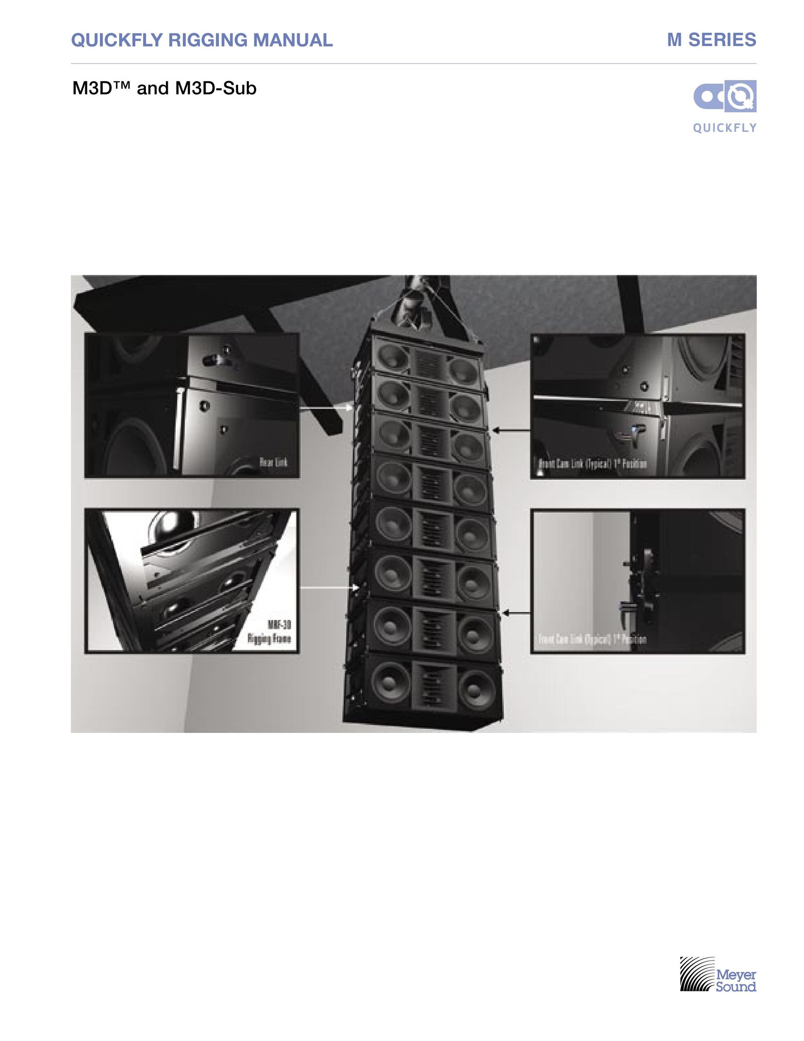 Meyer Sound M3D-SUB Speaker User Manual