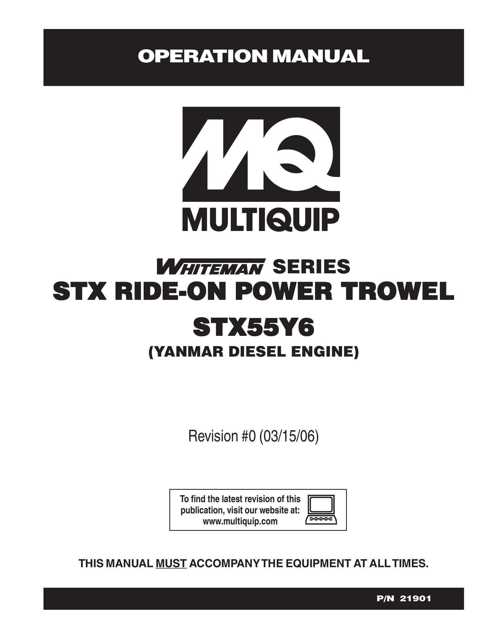 Multiquip STX55Y6 Speaker User Manual